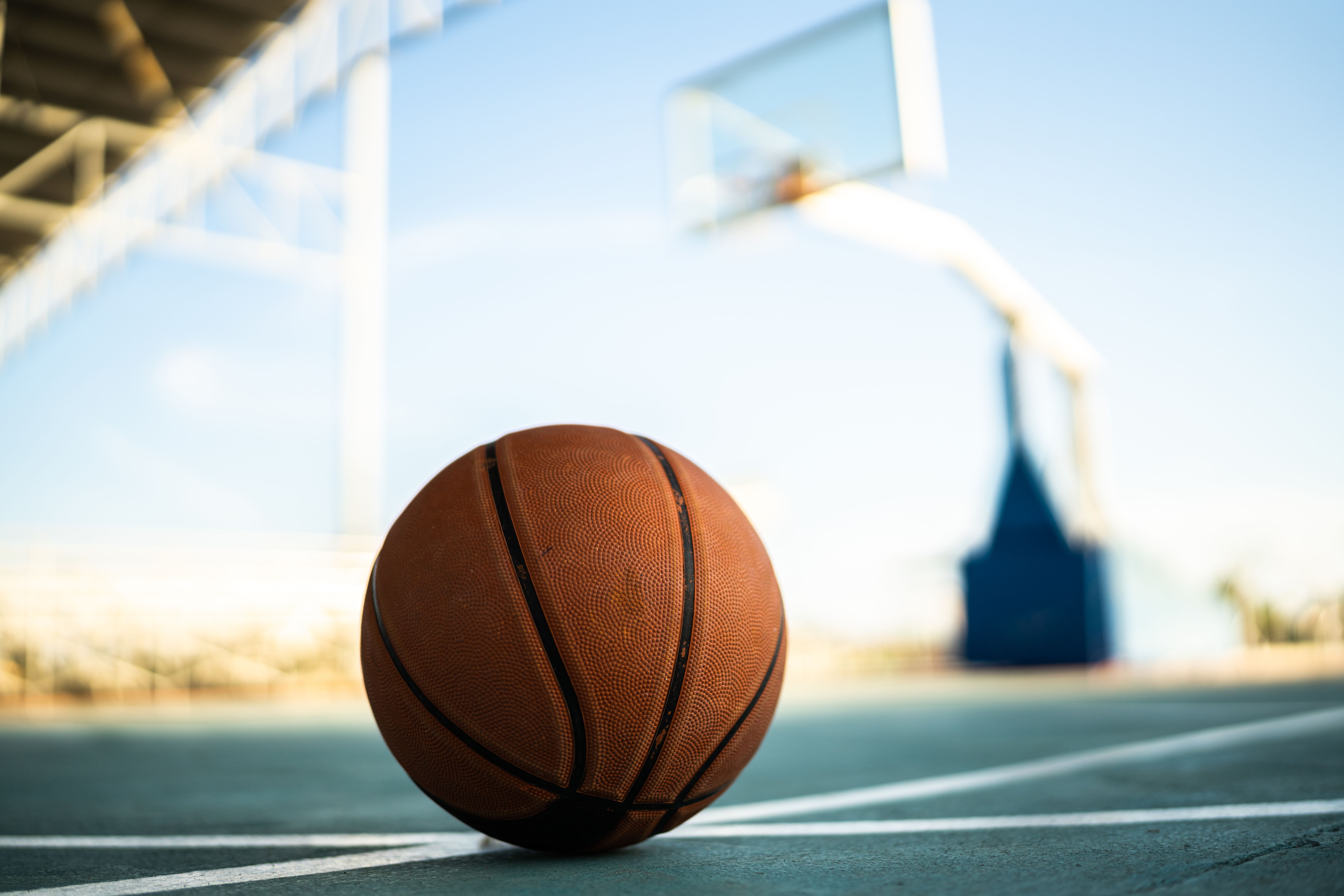 outdoor basketball court