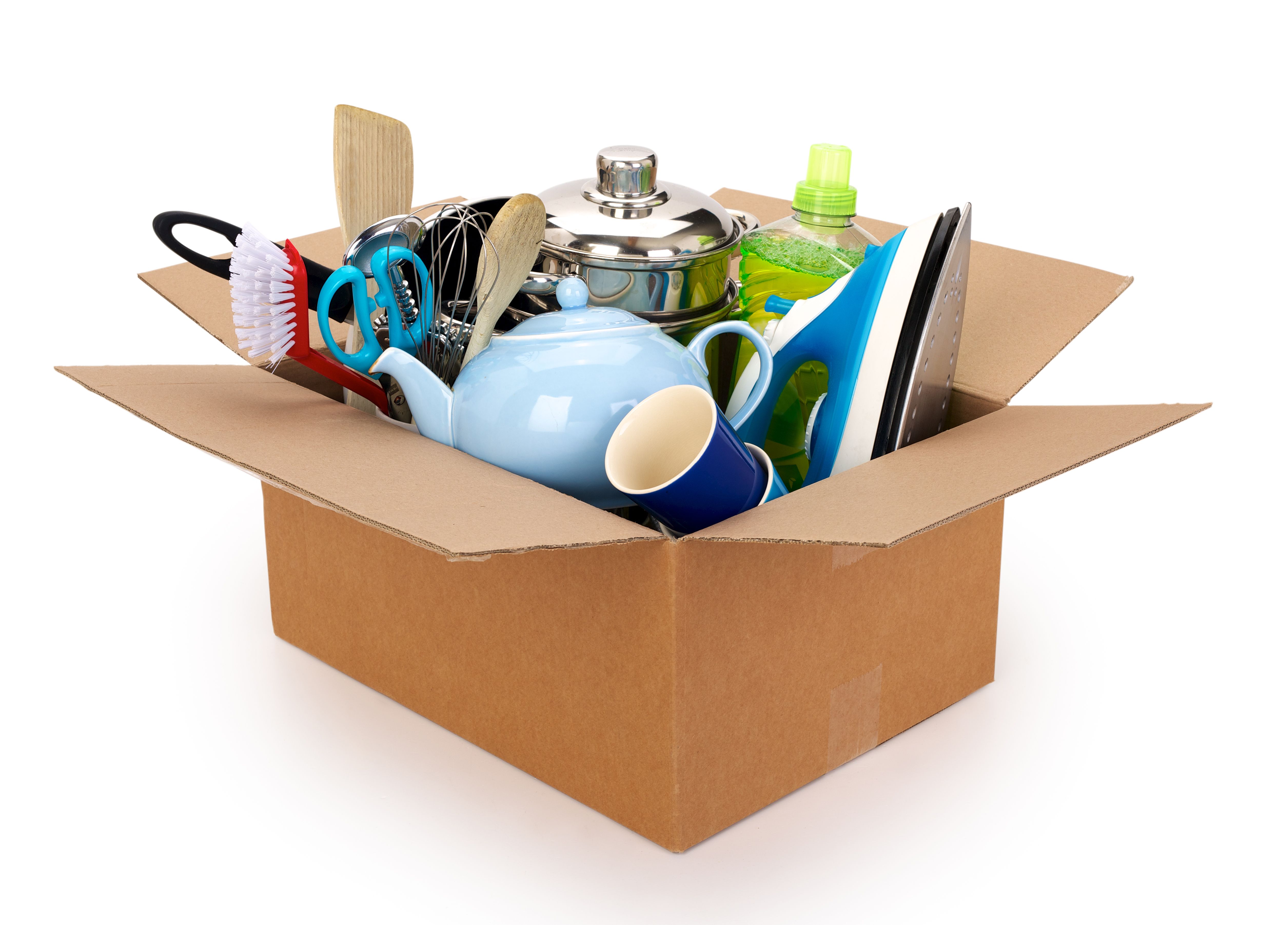 packing dishes