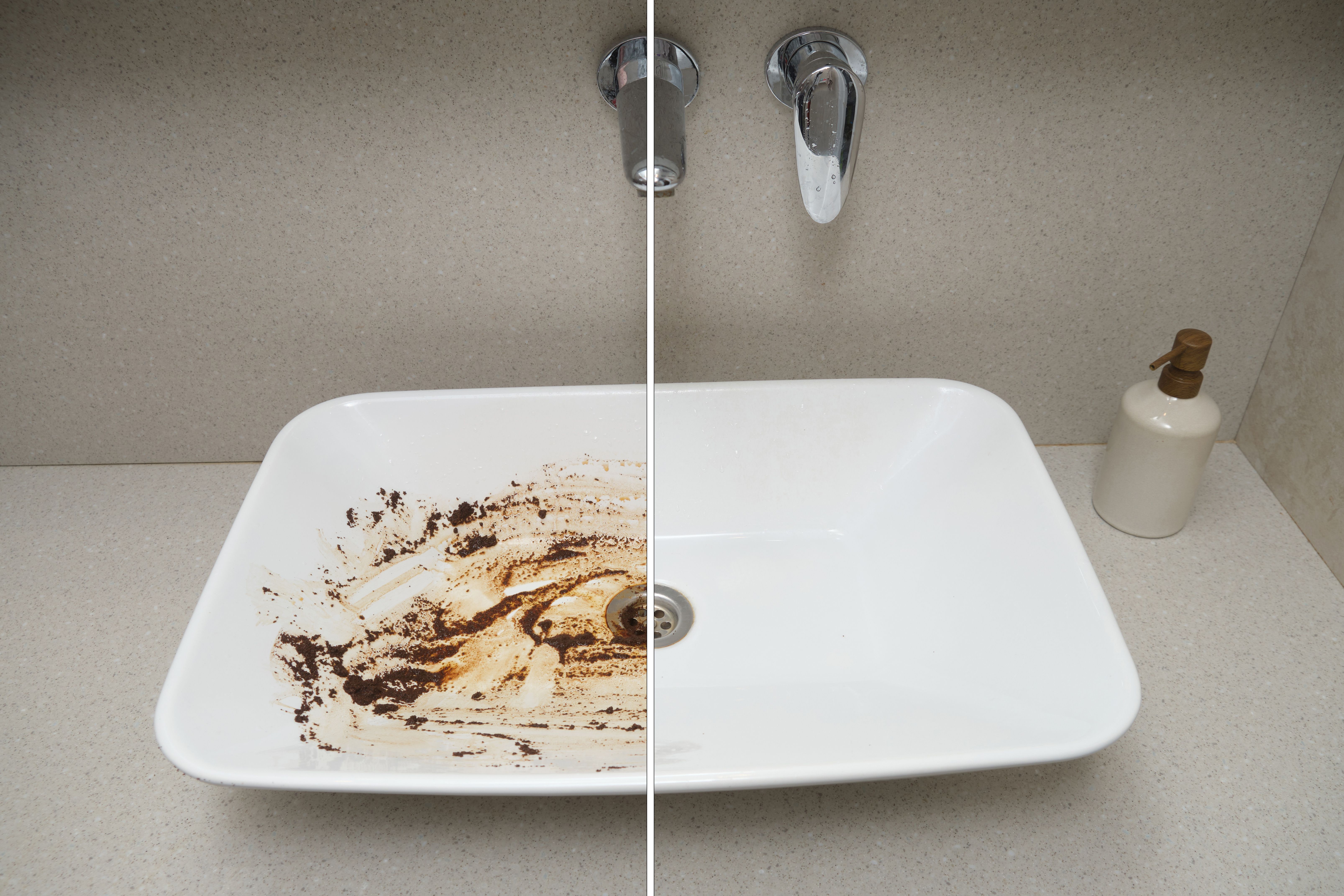 before after cleaning