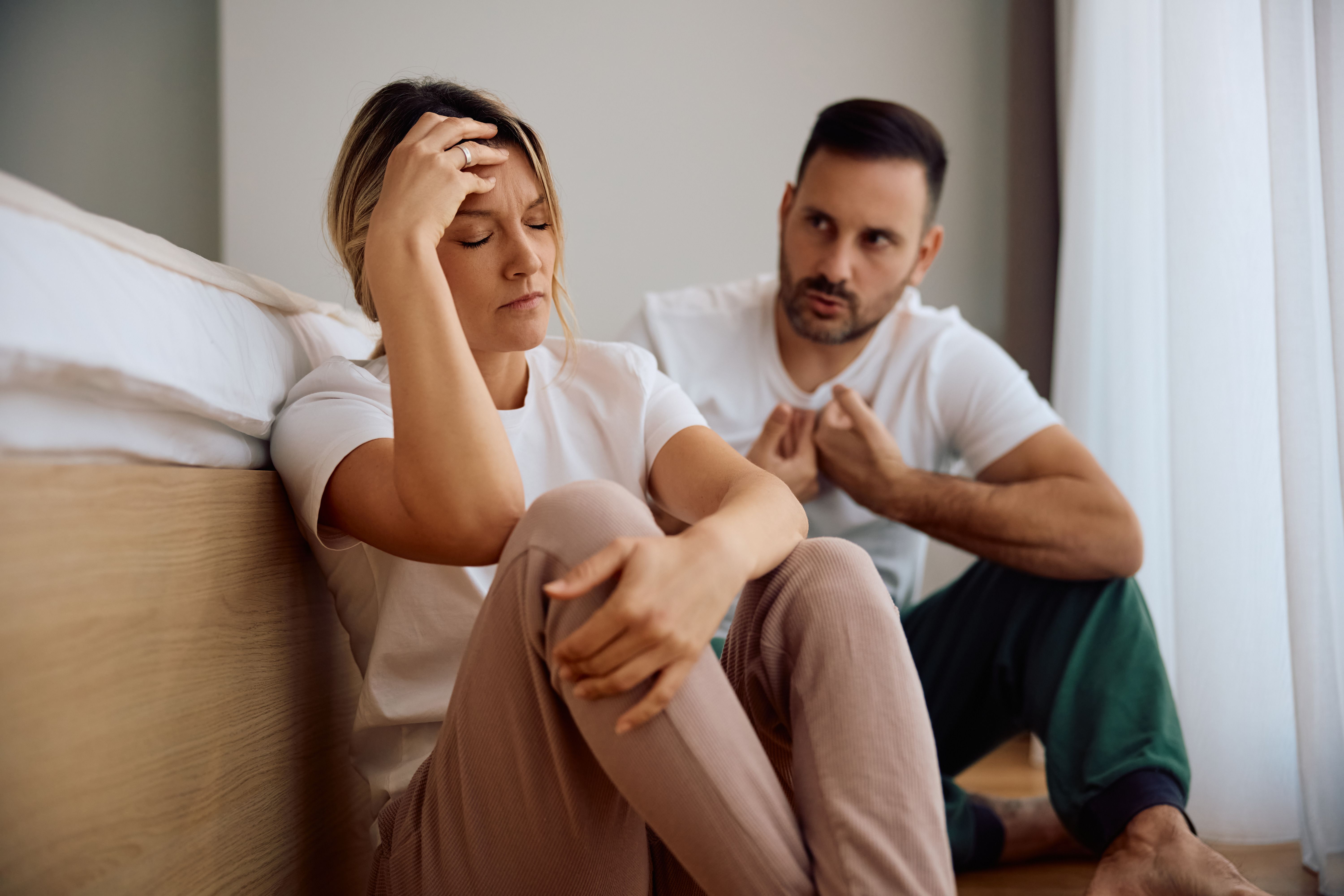 couple discussing