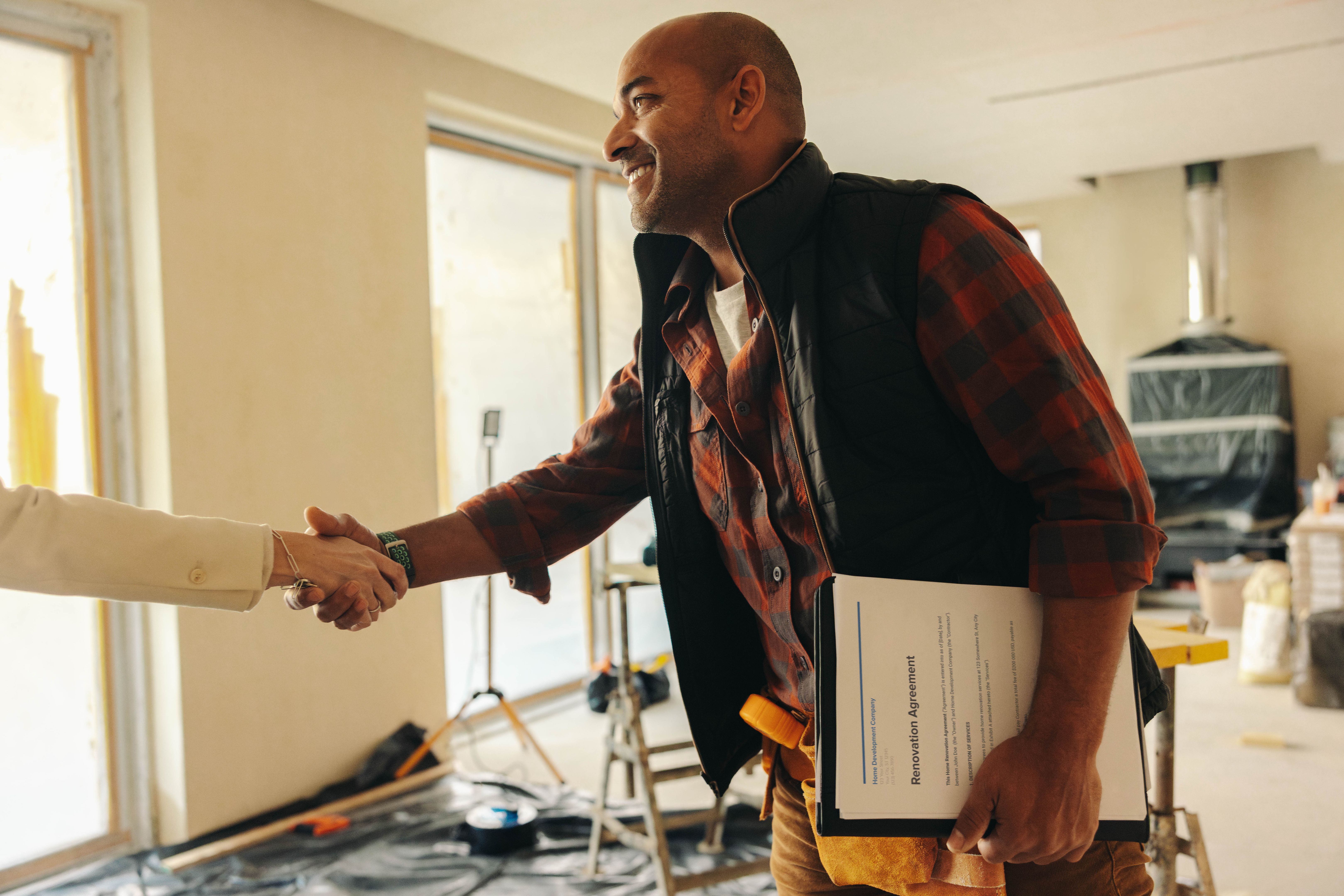 contractor handshake