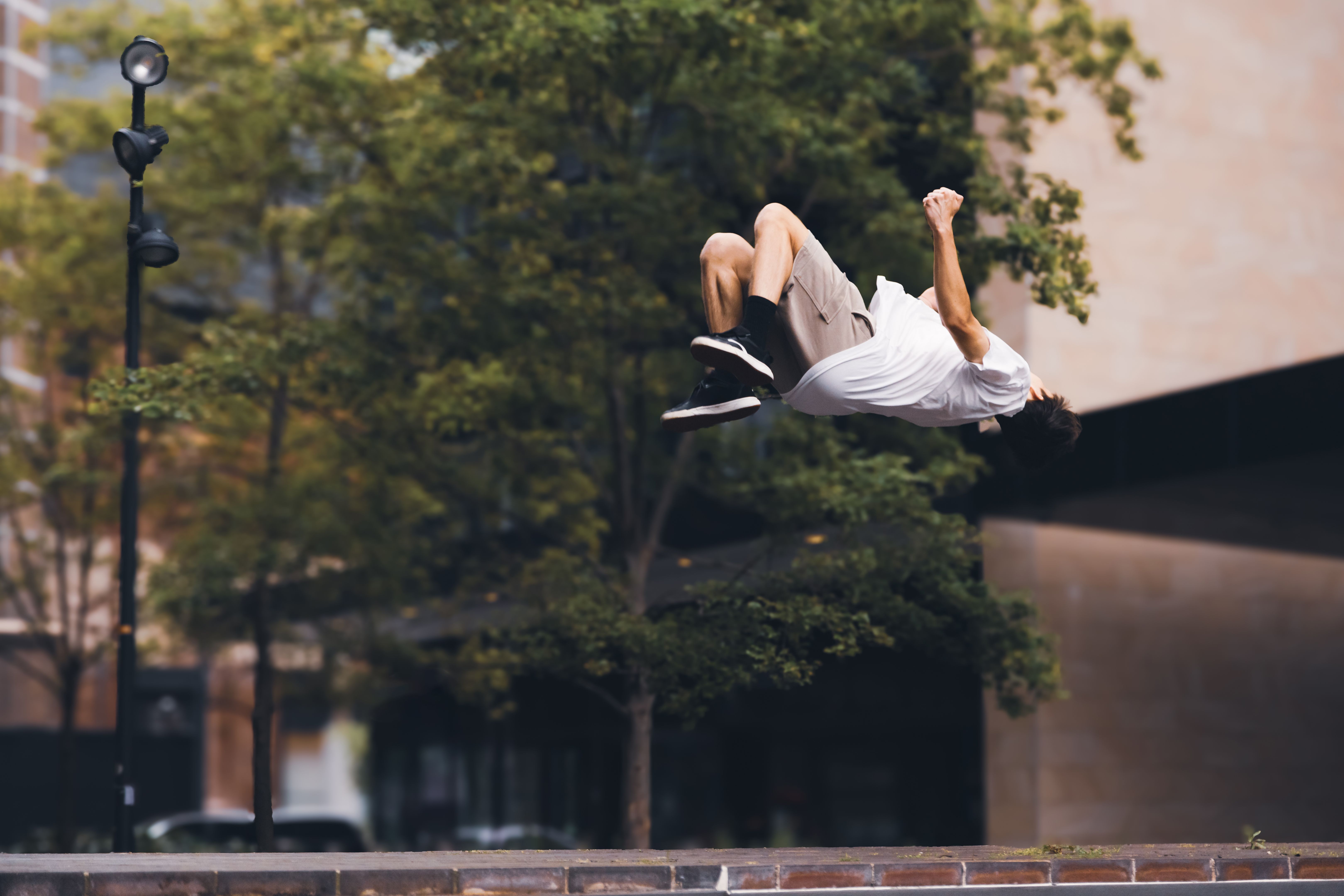 parkour athlete