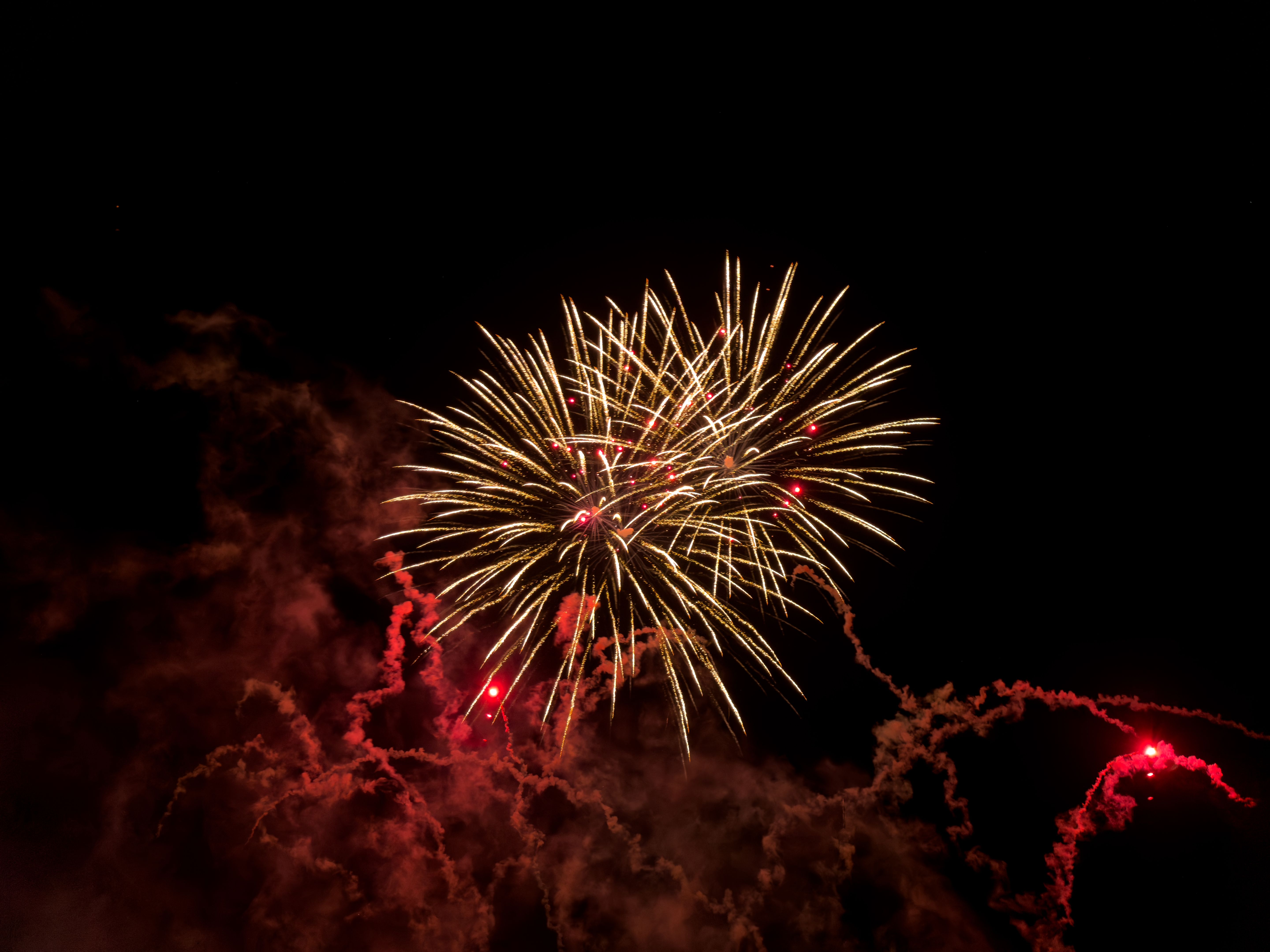 pyrotechnics display