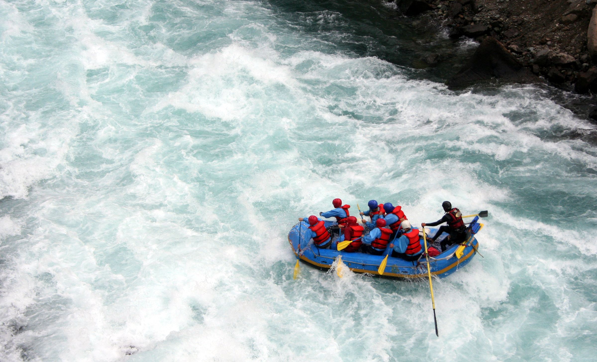 rafting river
