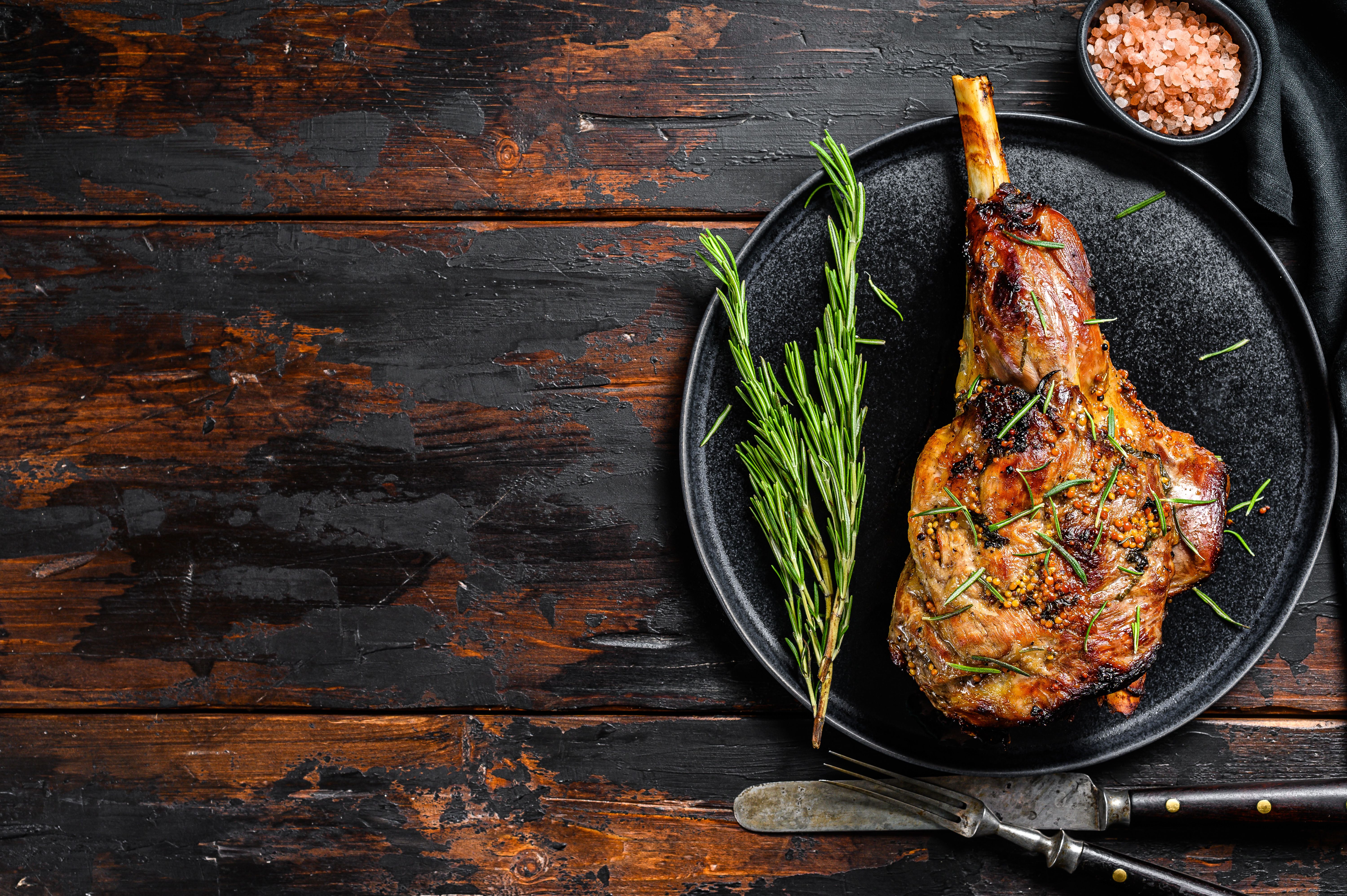 cooking lamb