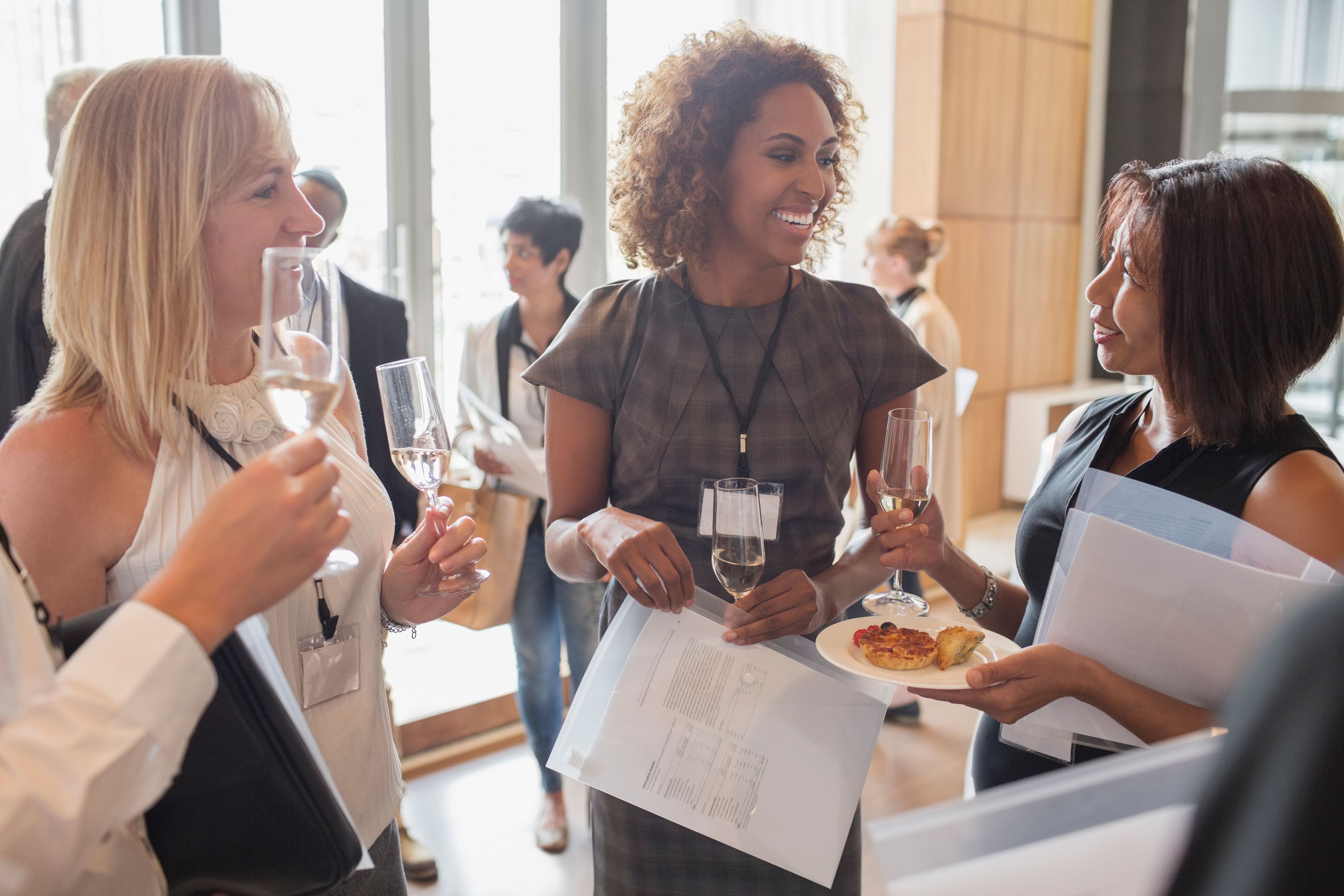 women networking event