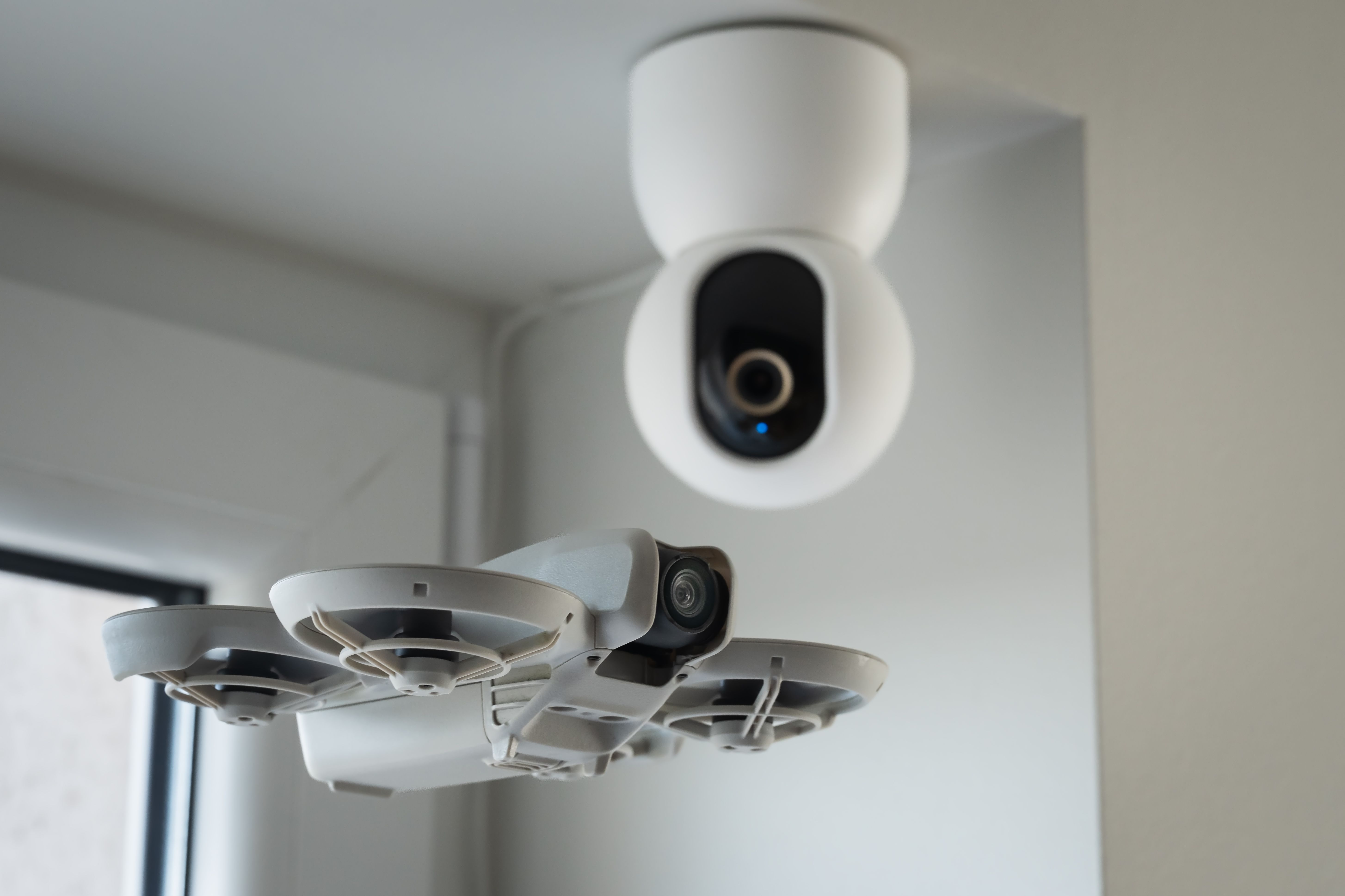 drone interior photography