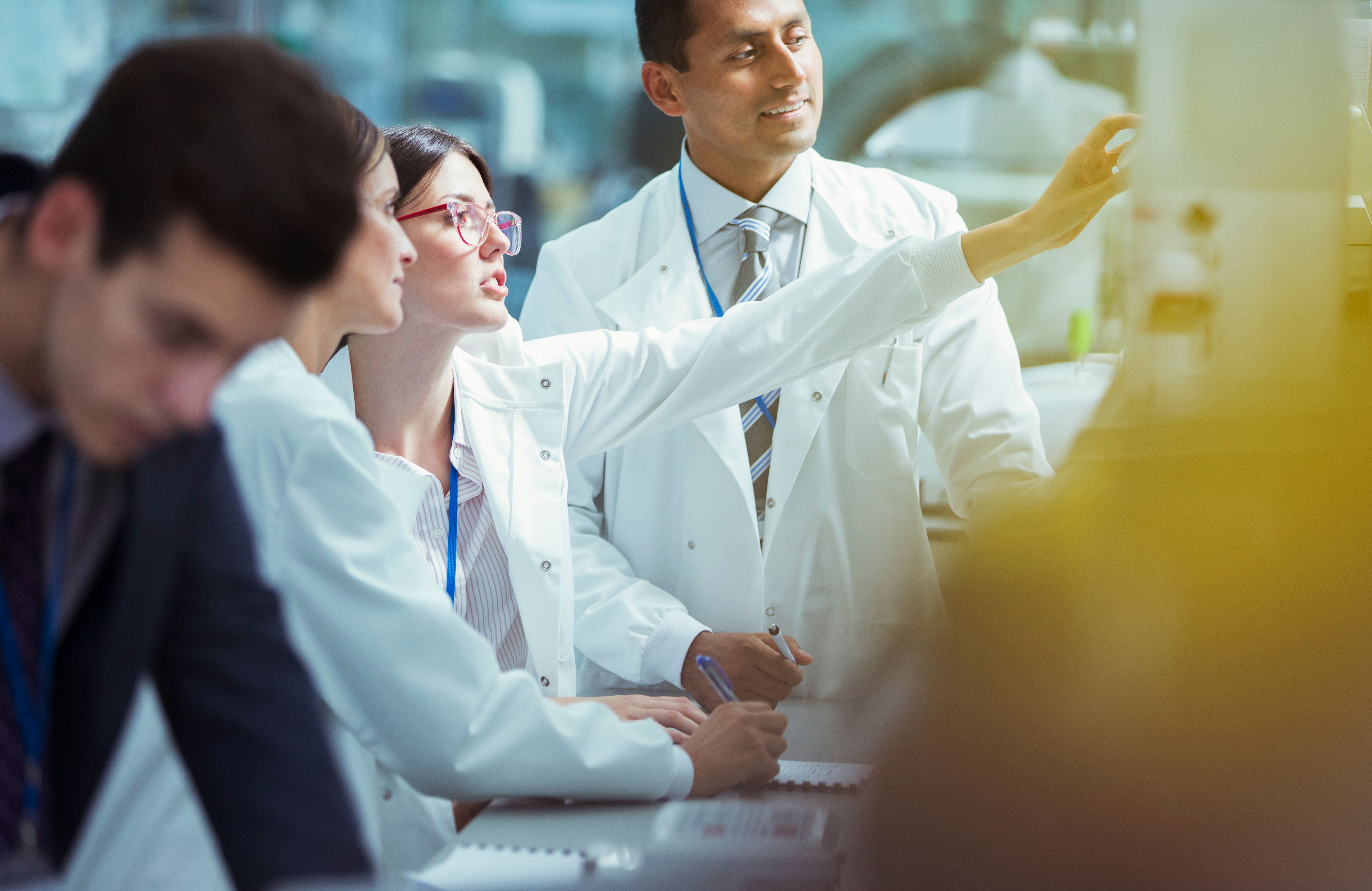 research team discussion