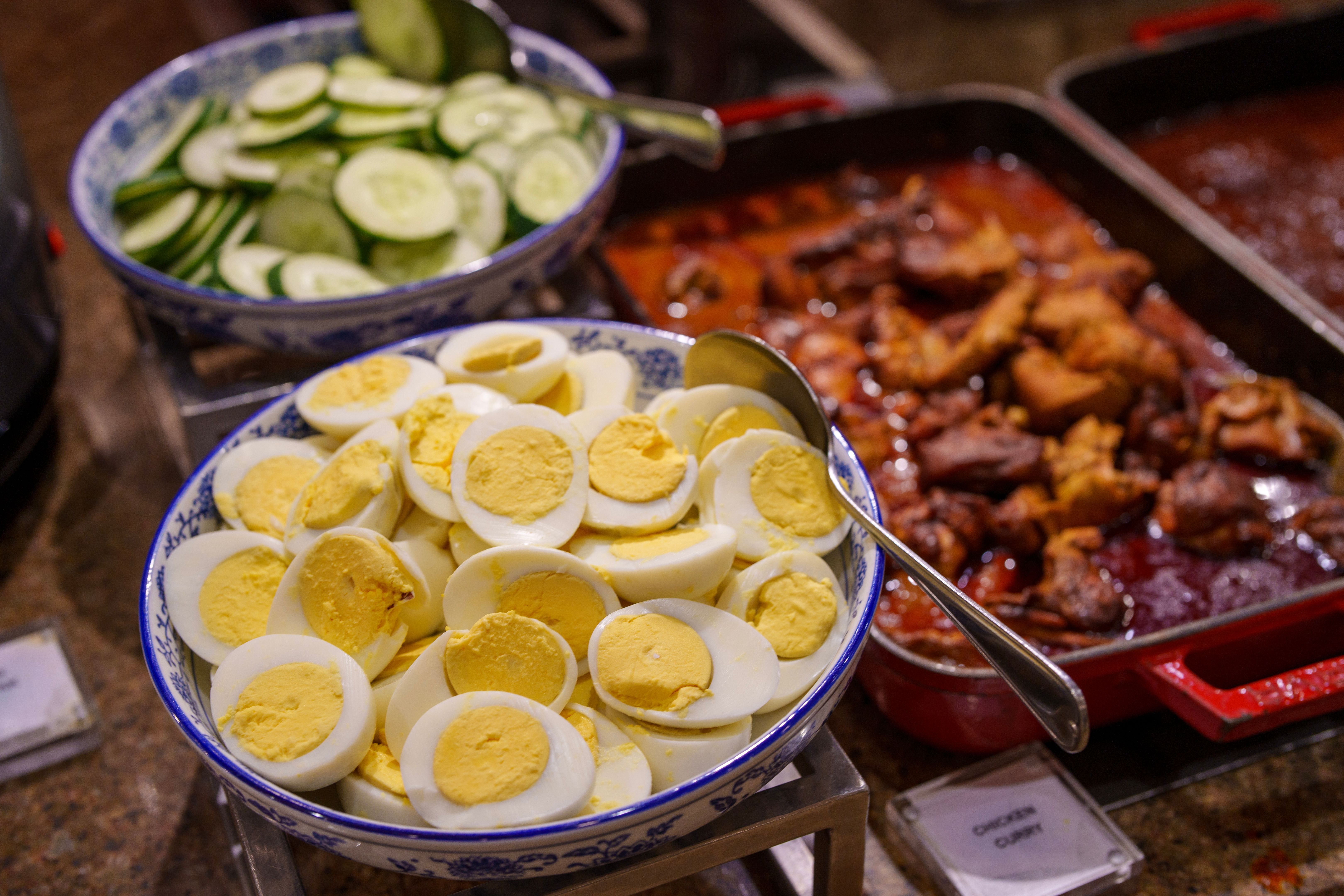 buffet setup