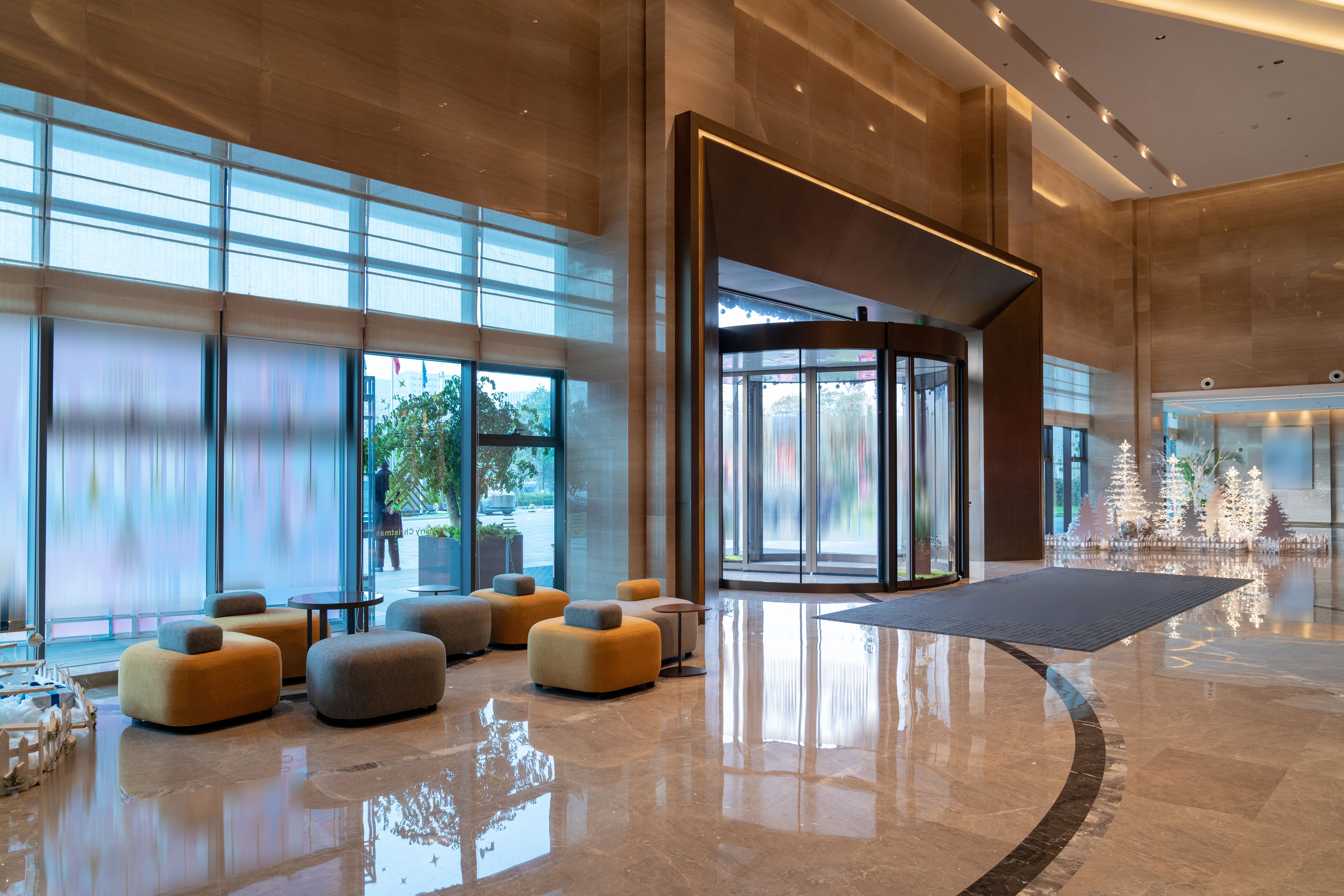 luxury hotel lobby
