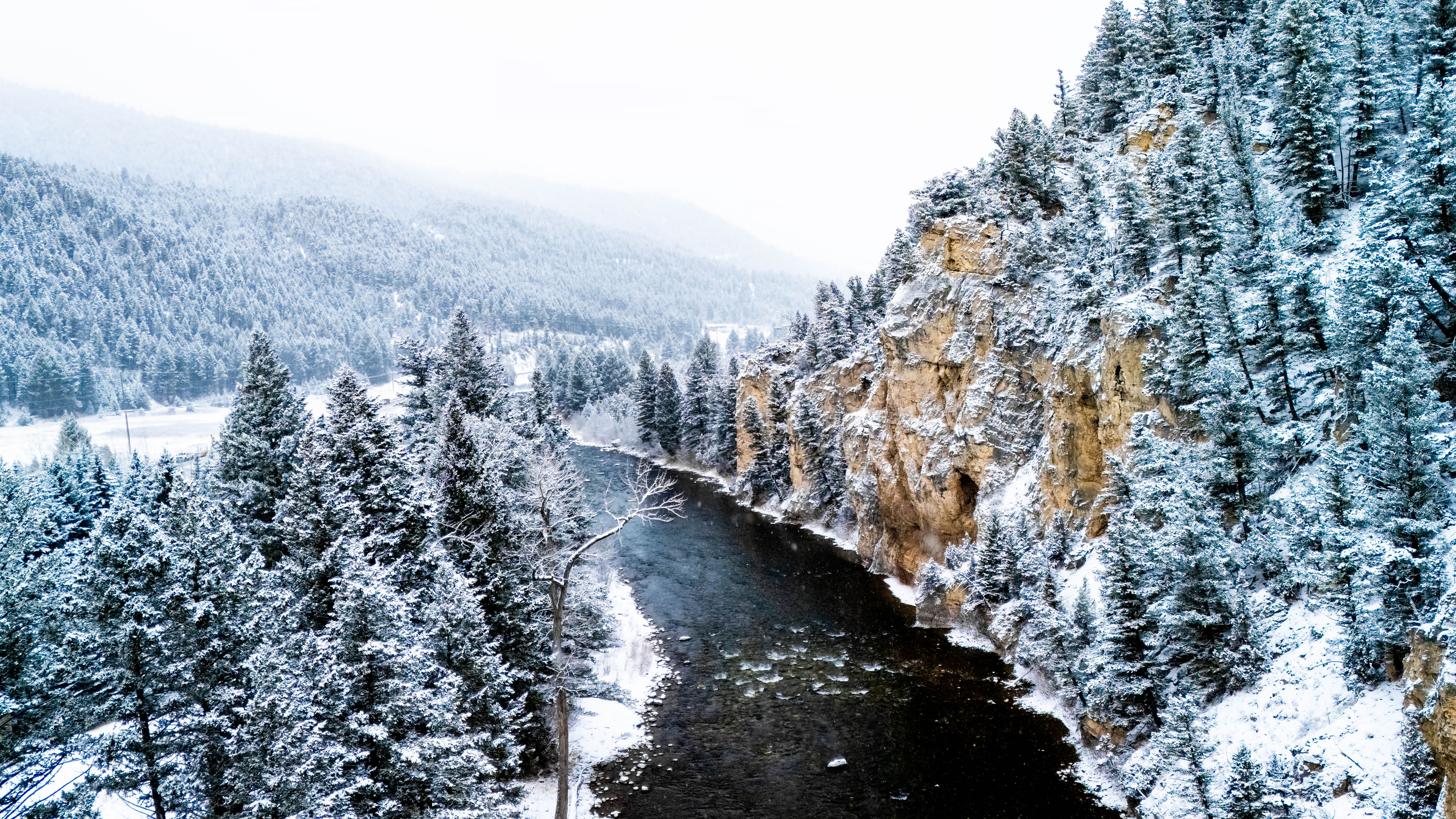 montana winter roads