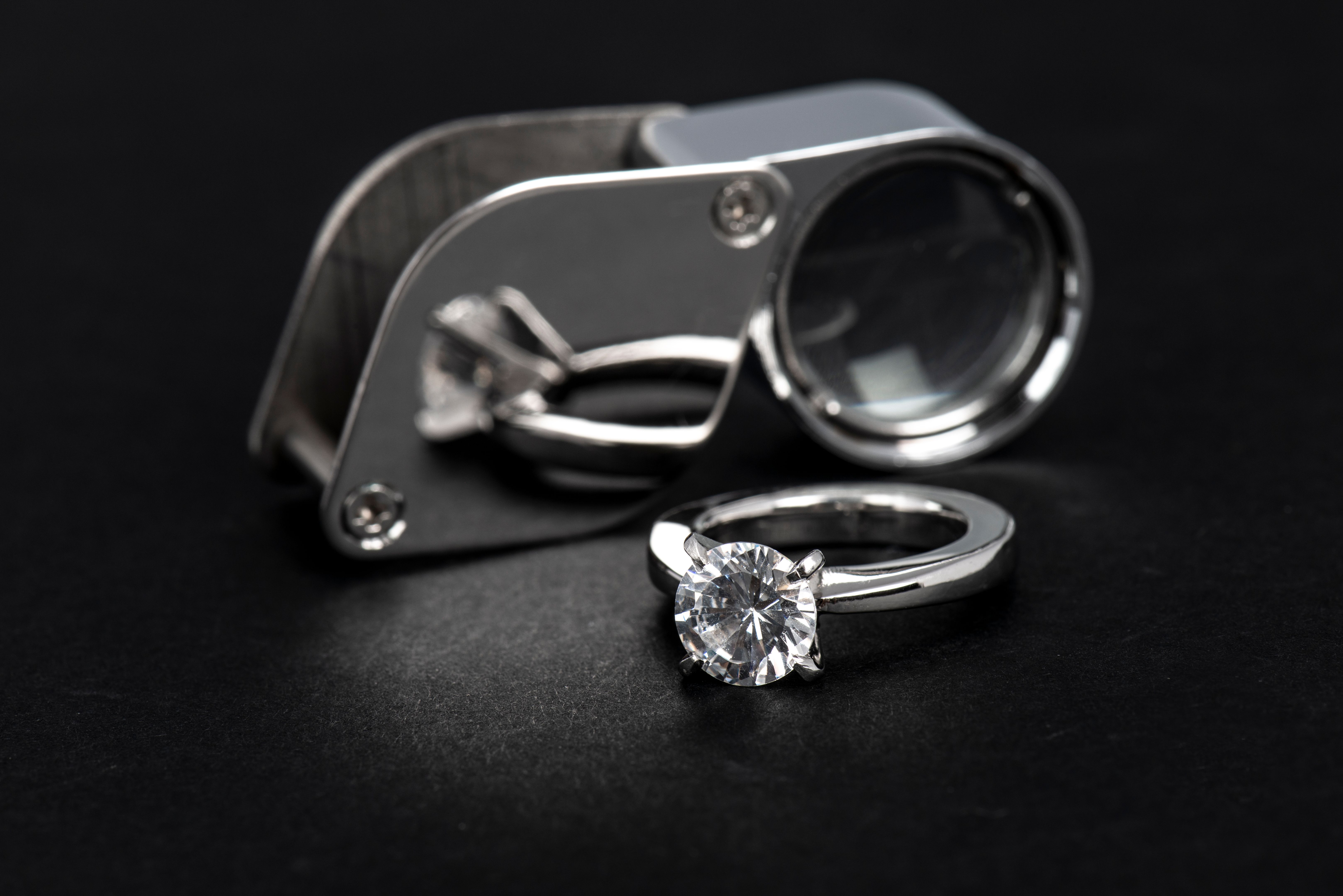 gems magnifying glass