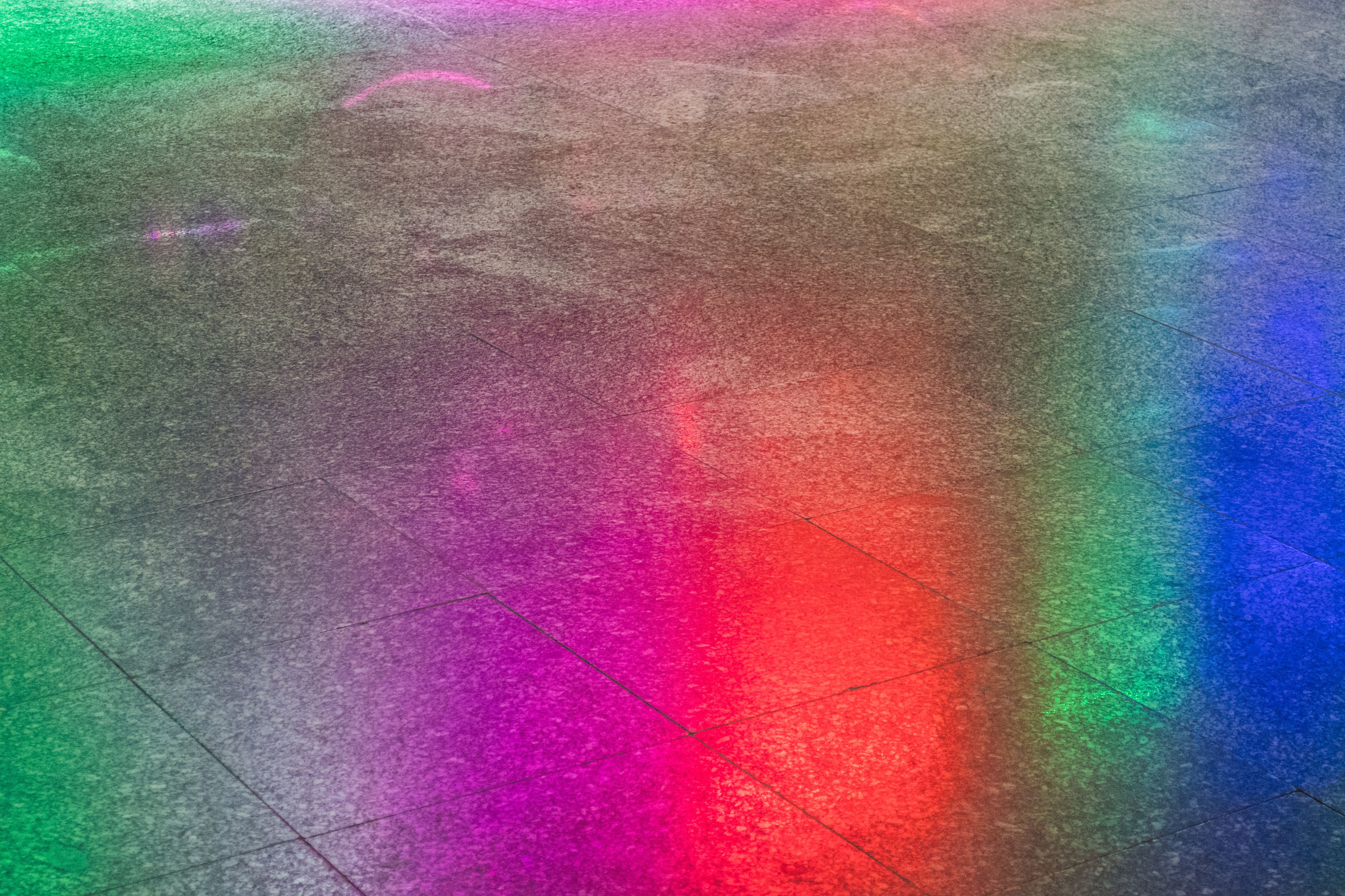colorful garage floor