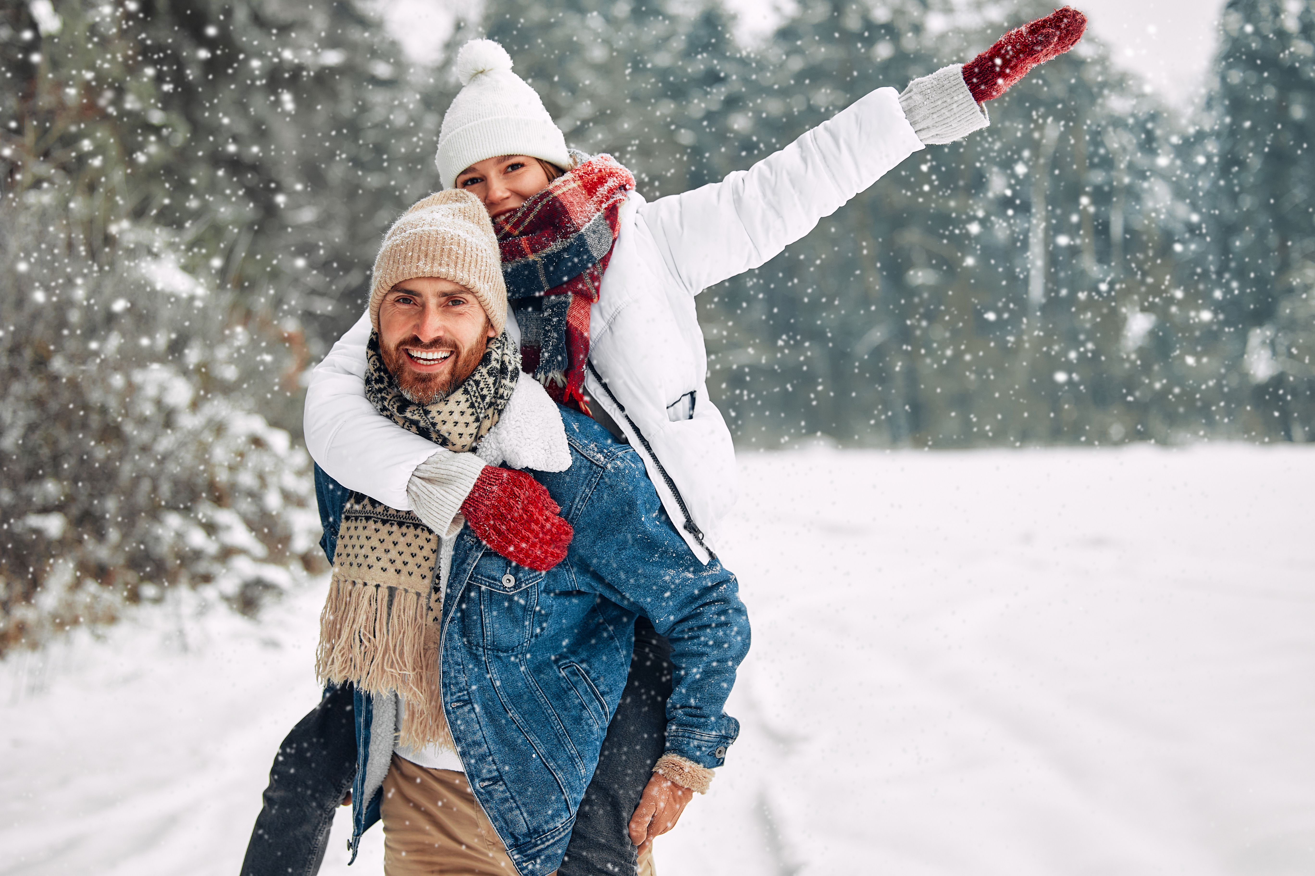 Family preparing for Christmas and New Year holidays