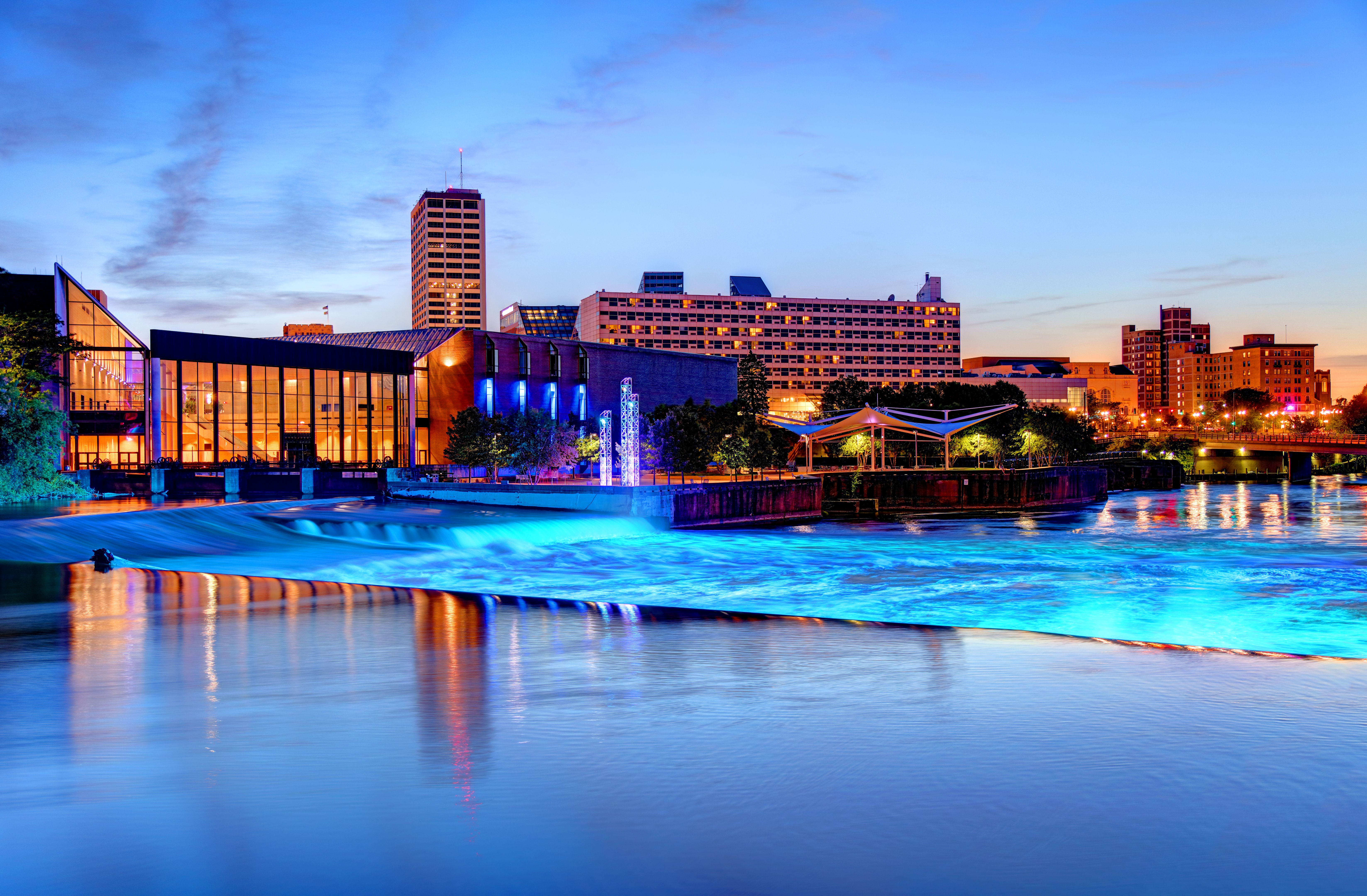 south bend cityscape