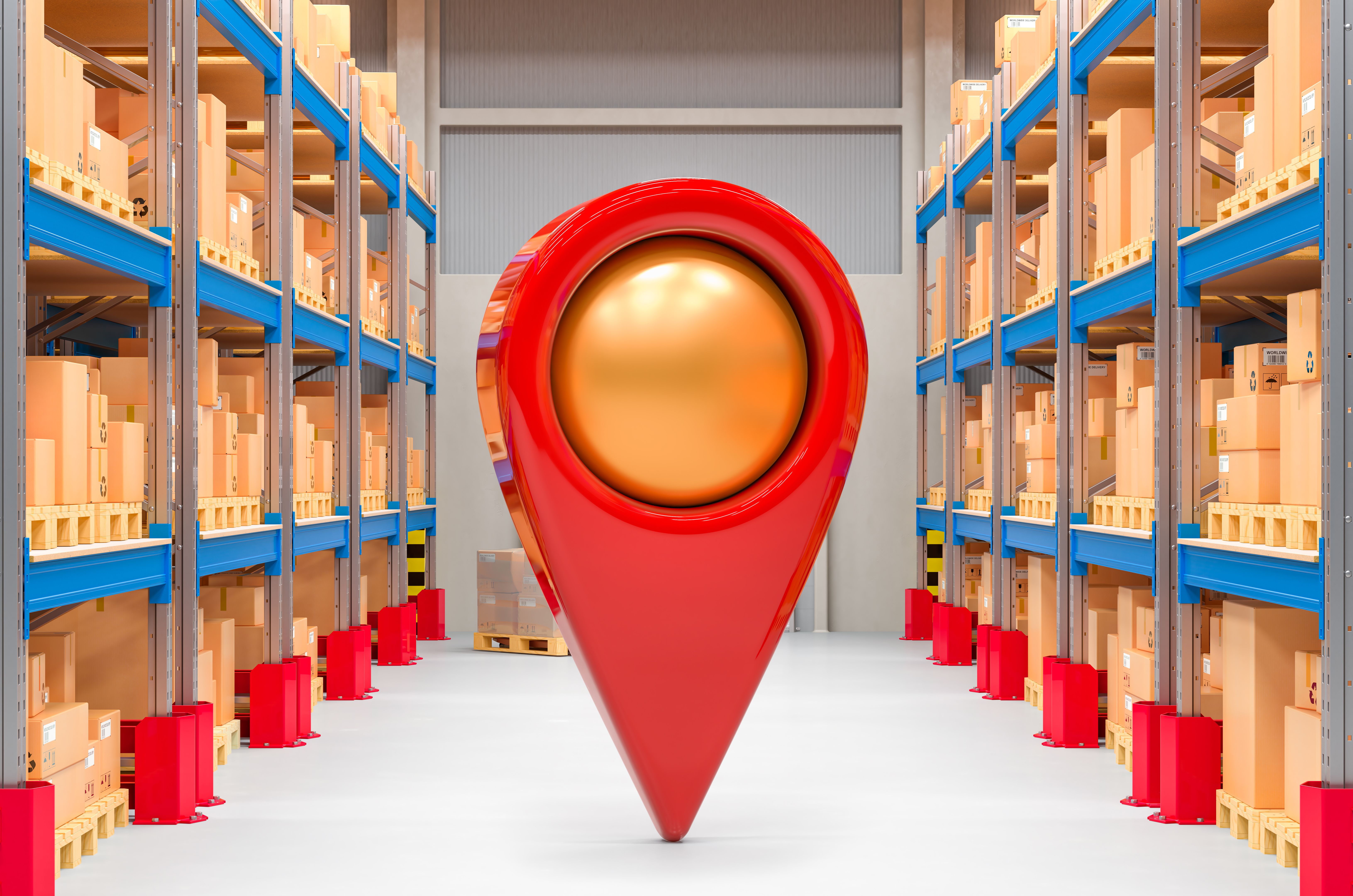 warehouse location map