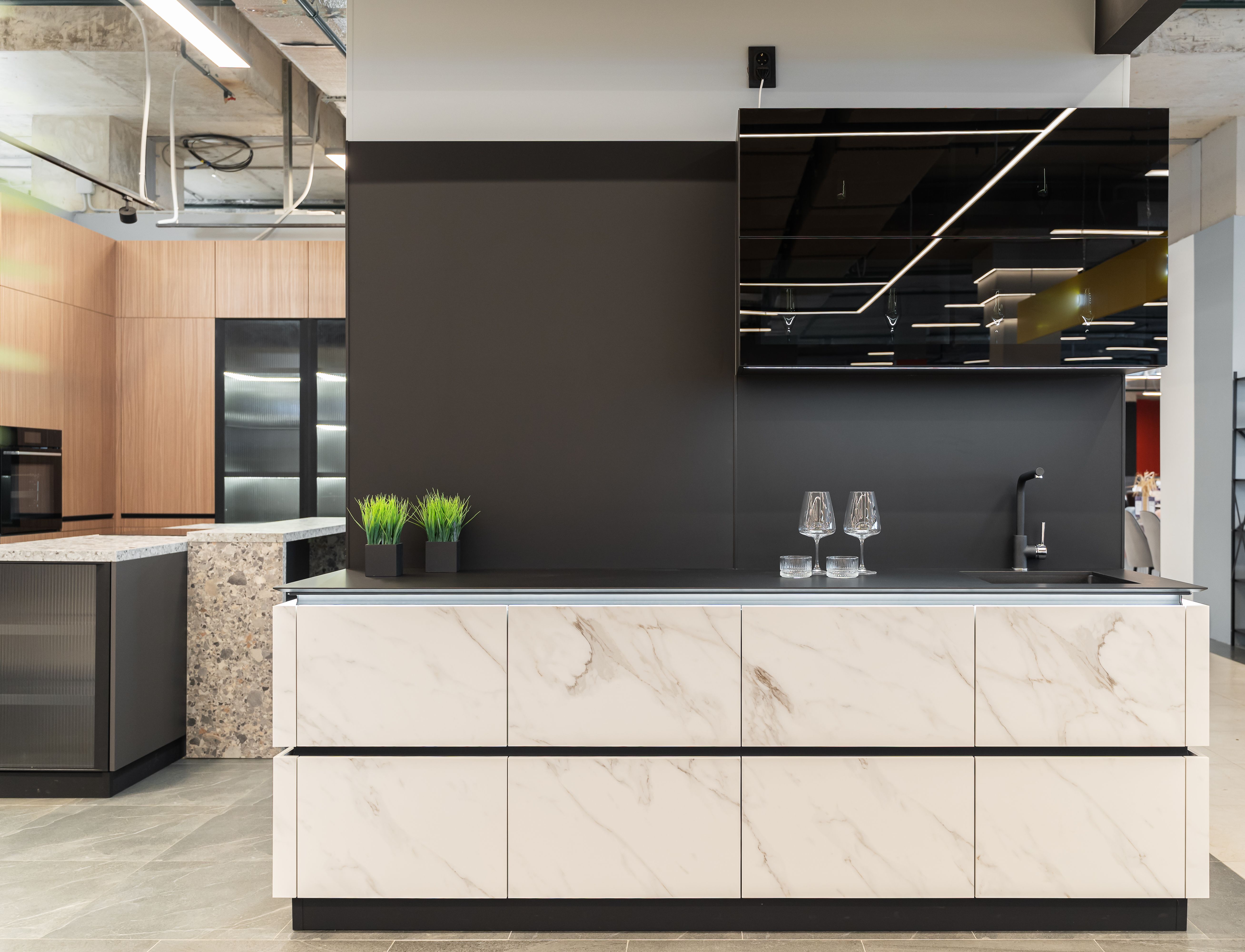 concrete kitchen counter