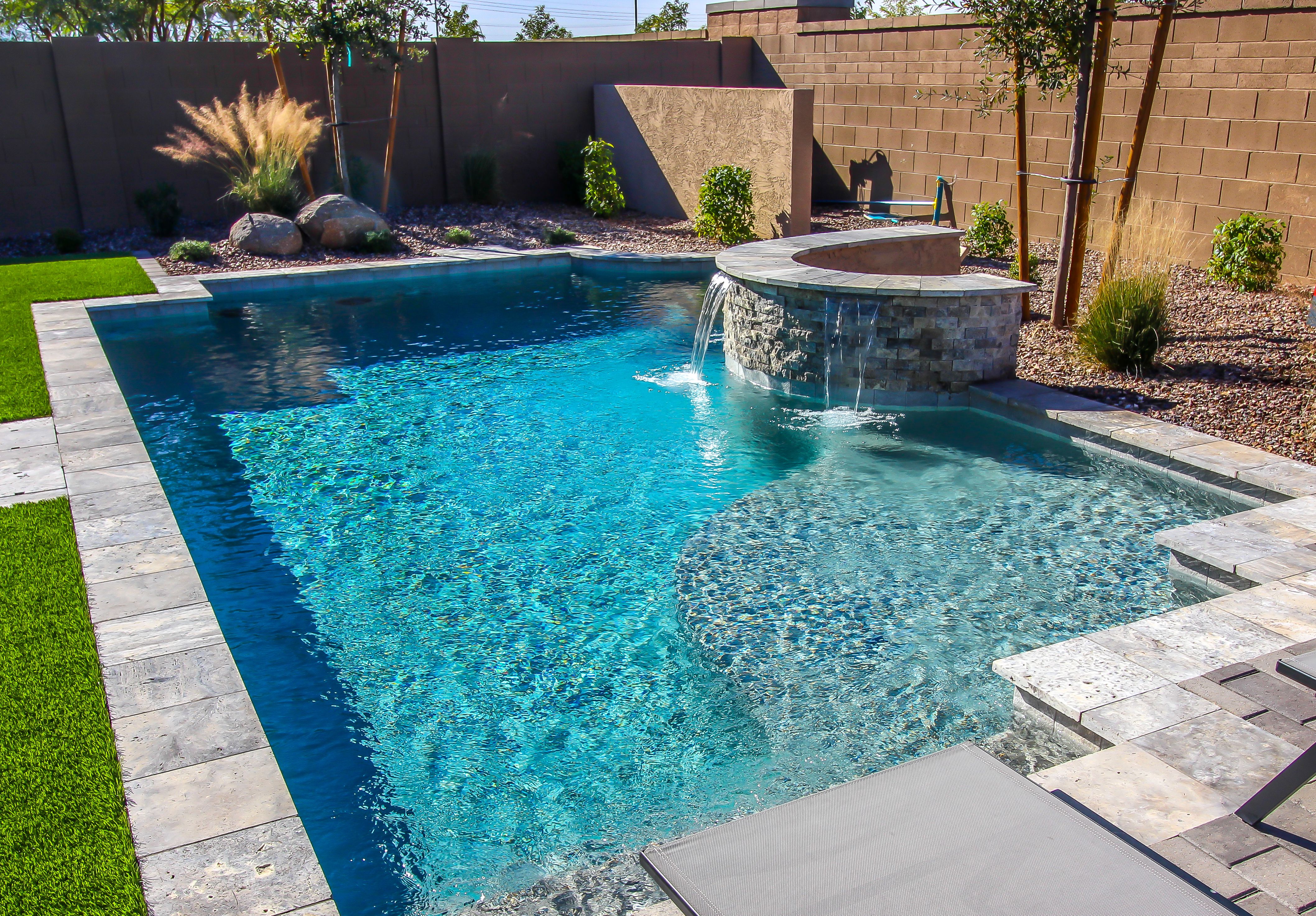 waterfall pool