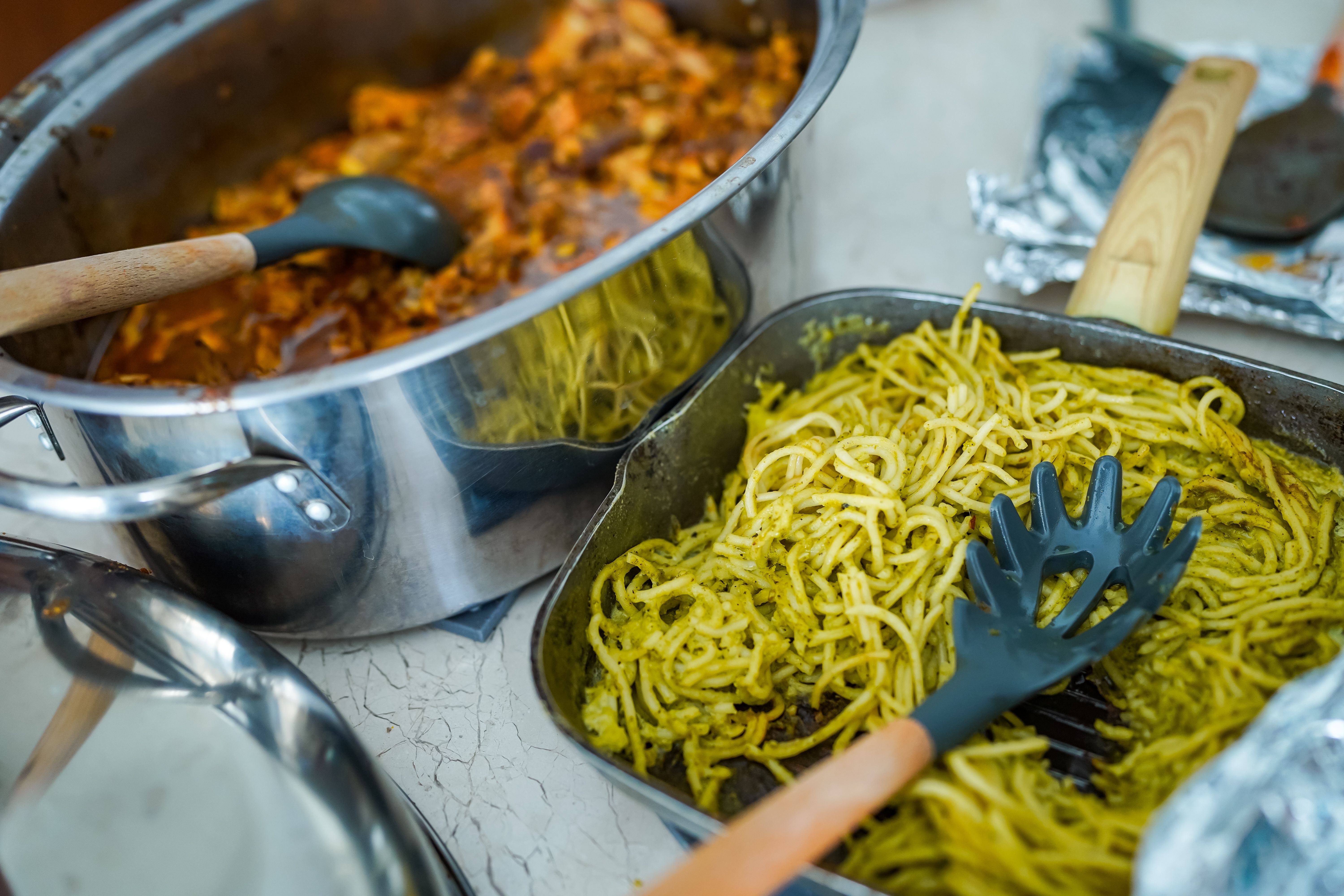 variety of pasta sauces