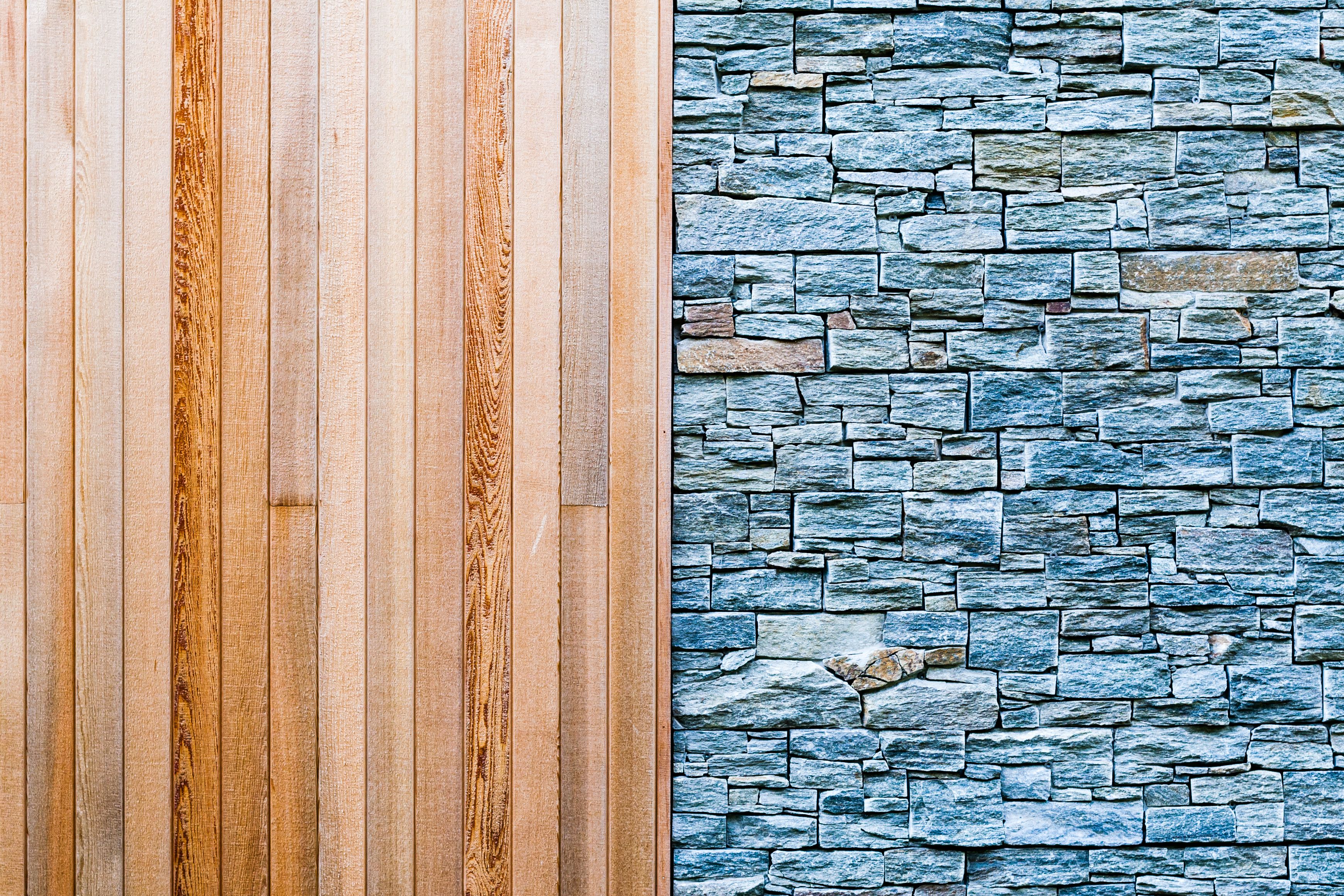 wood stone interiors