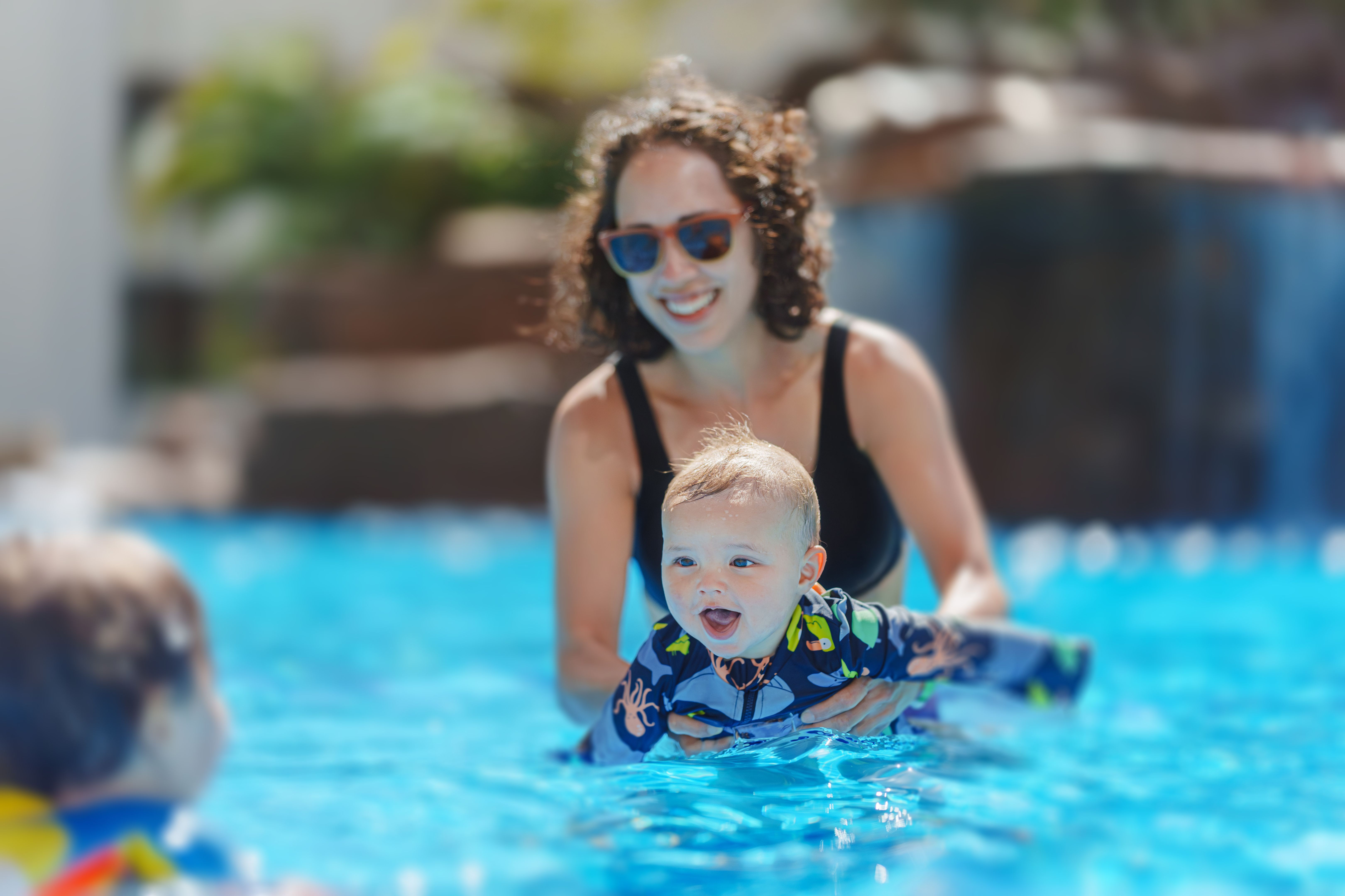 group swimming class