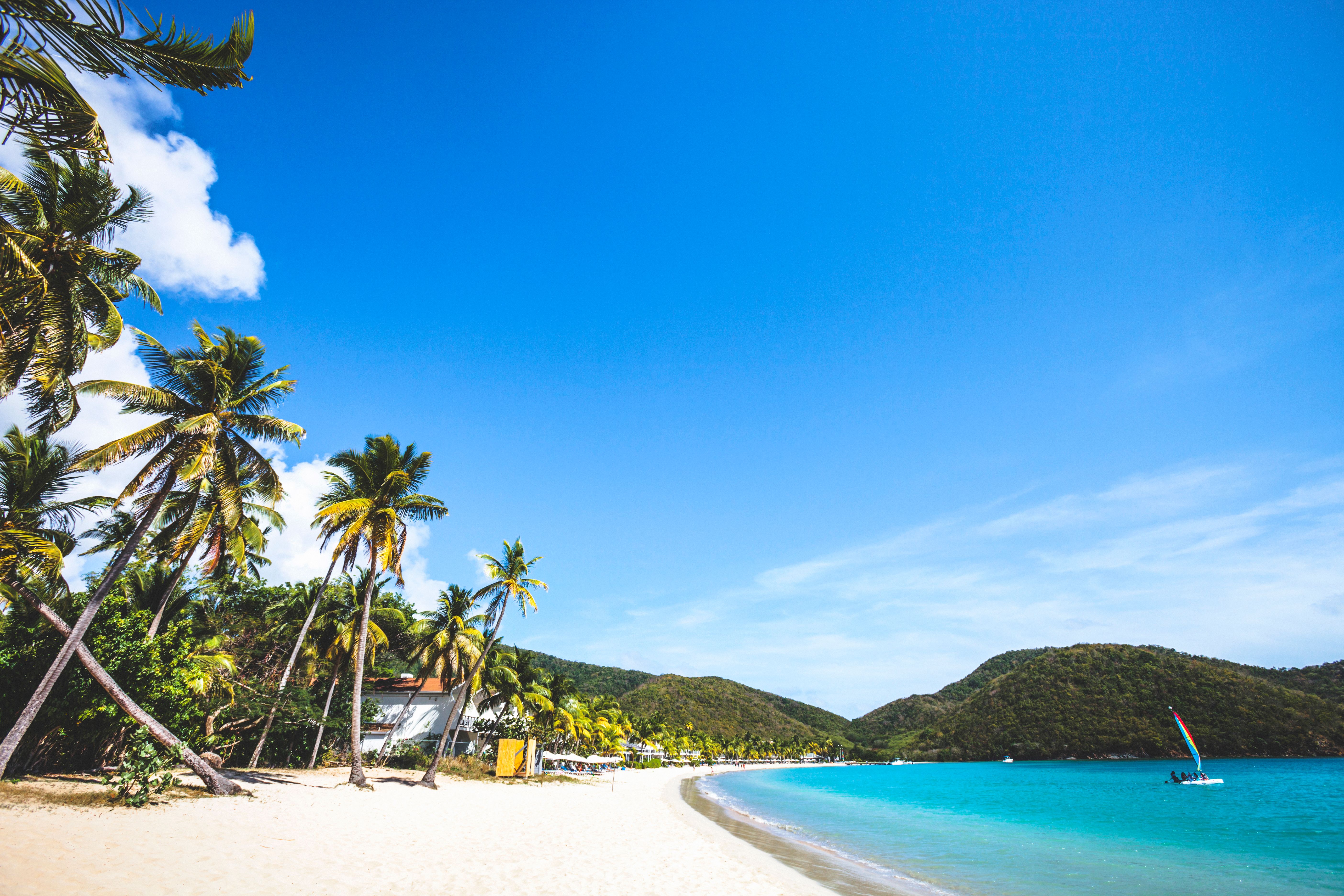 Caribbean beach. Carlisle Bay, Antigua & Barbuda. Caribbean beach. Carlisle Bay, Antigua & Barbuda.