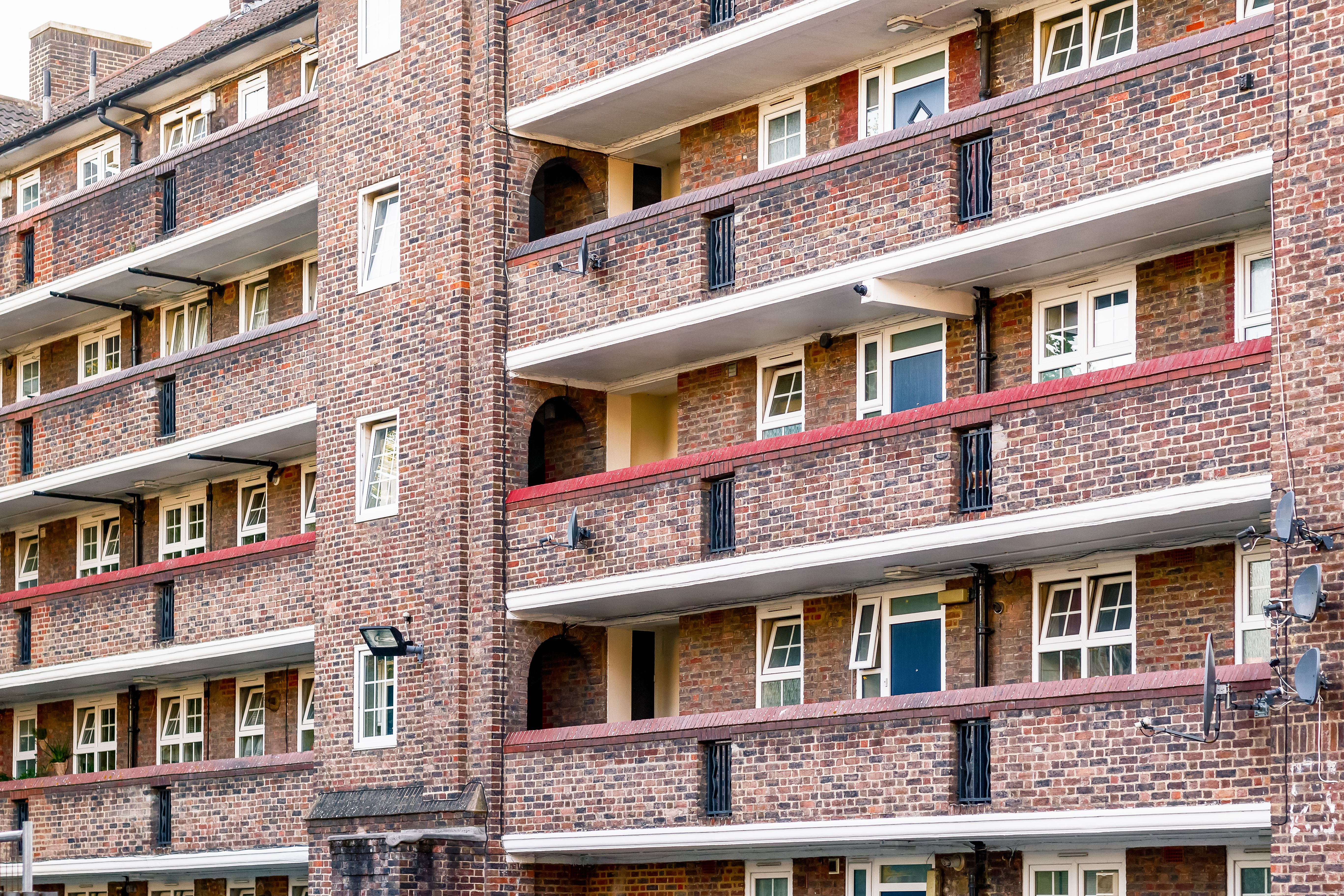 Council tower block in Bermondsey, London
