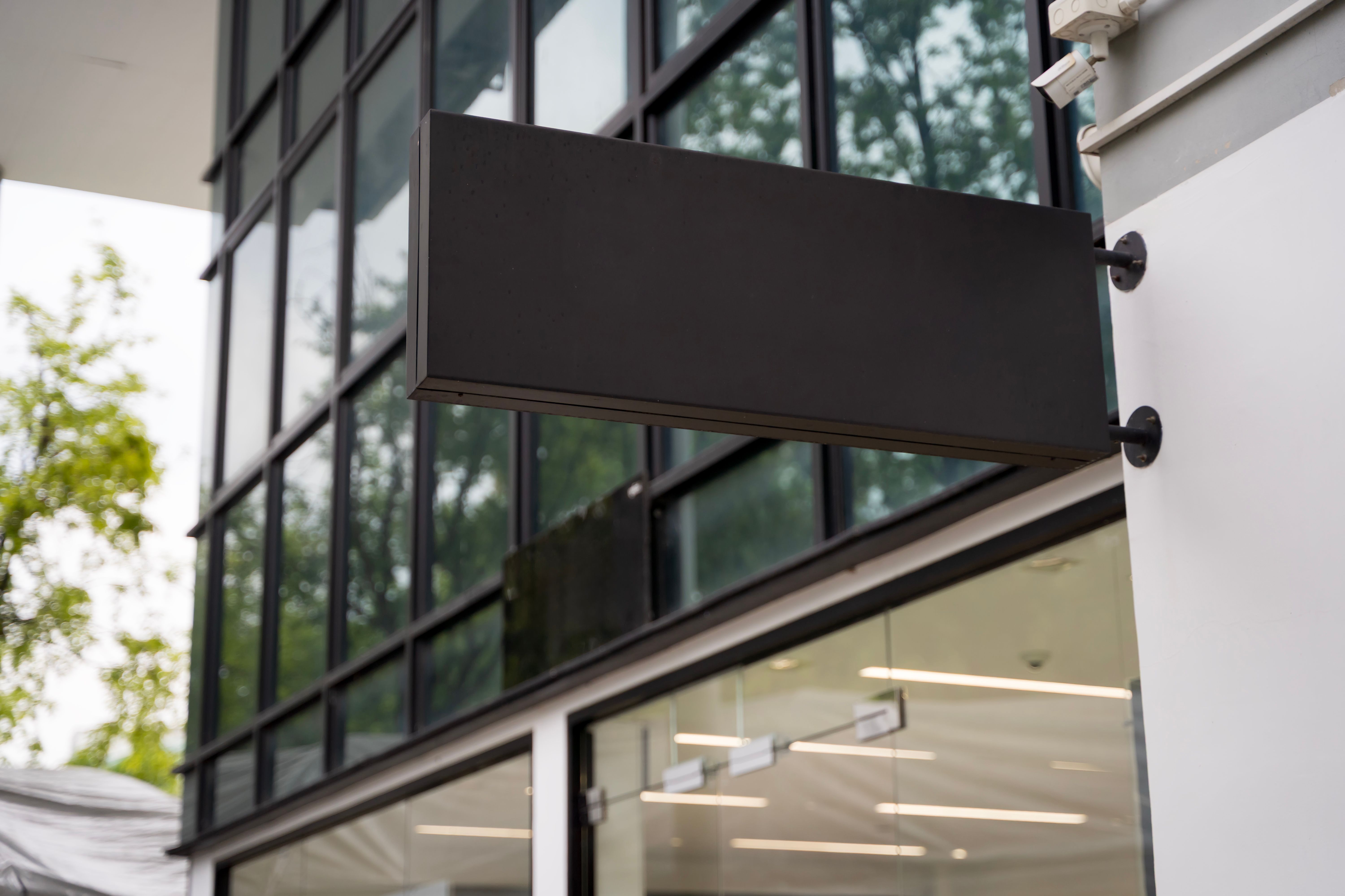 business signage appearance