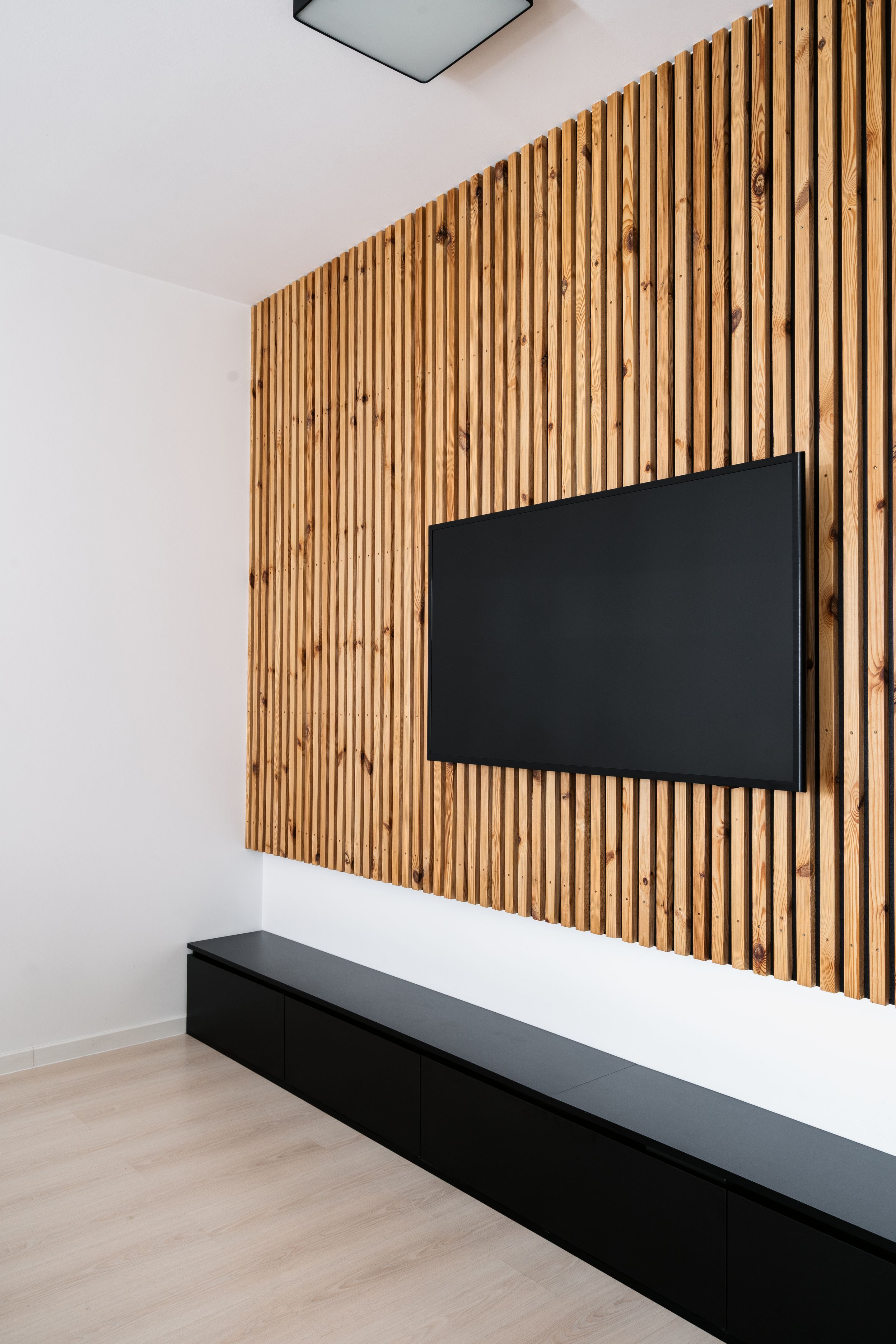 wall mounted TV living room