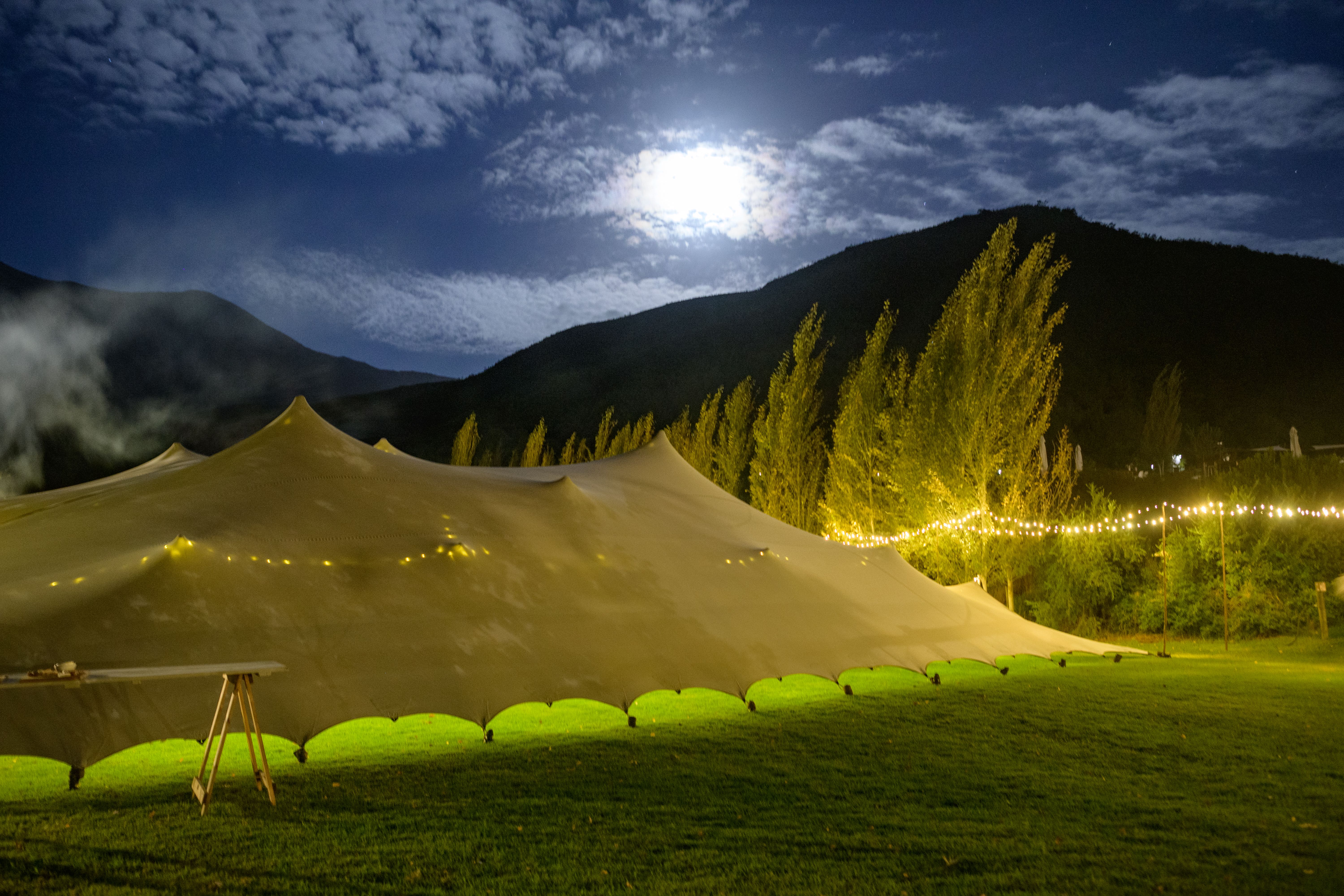 stretch tent outdoor