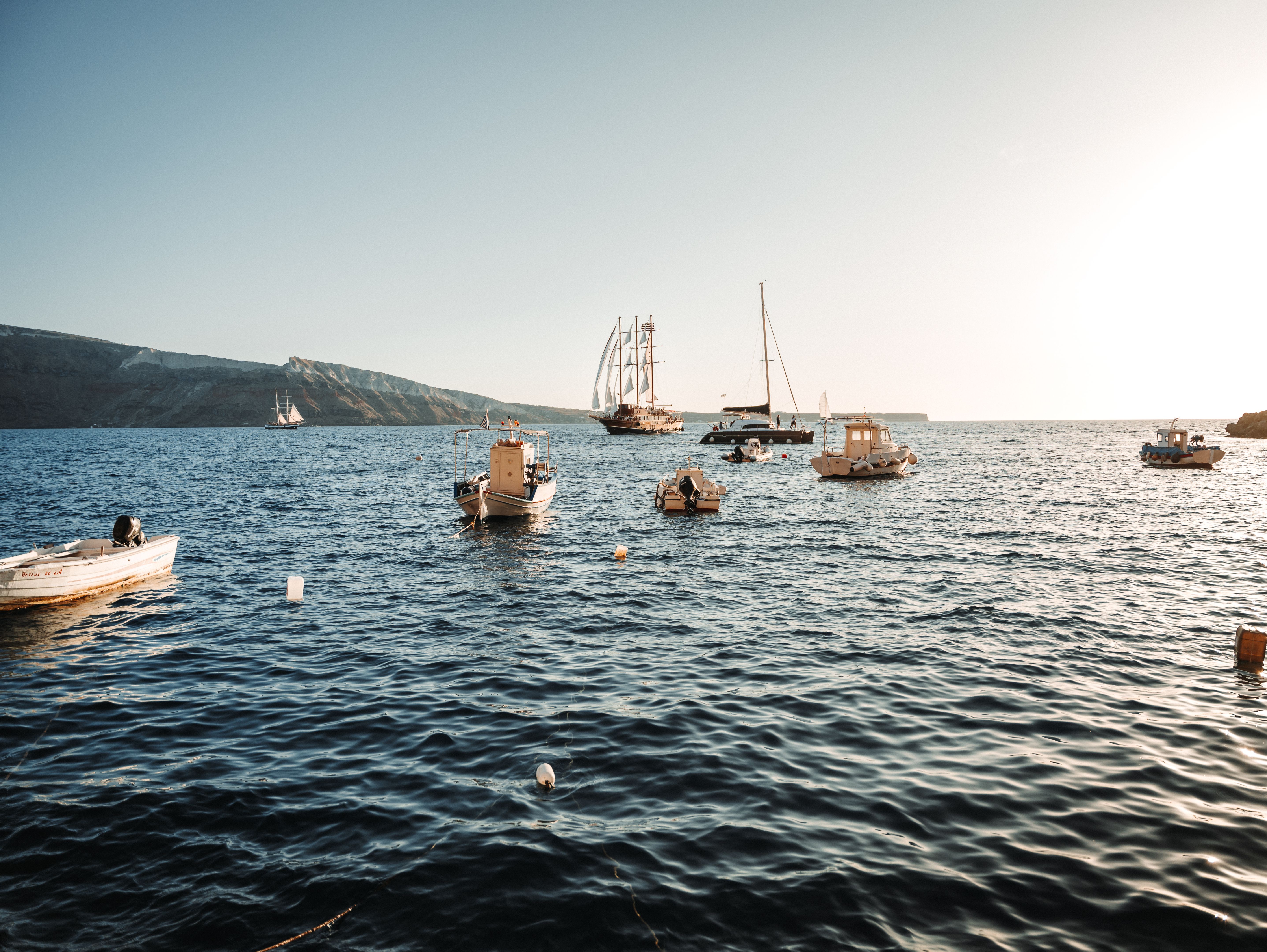 santorini transportation