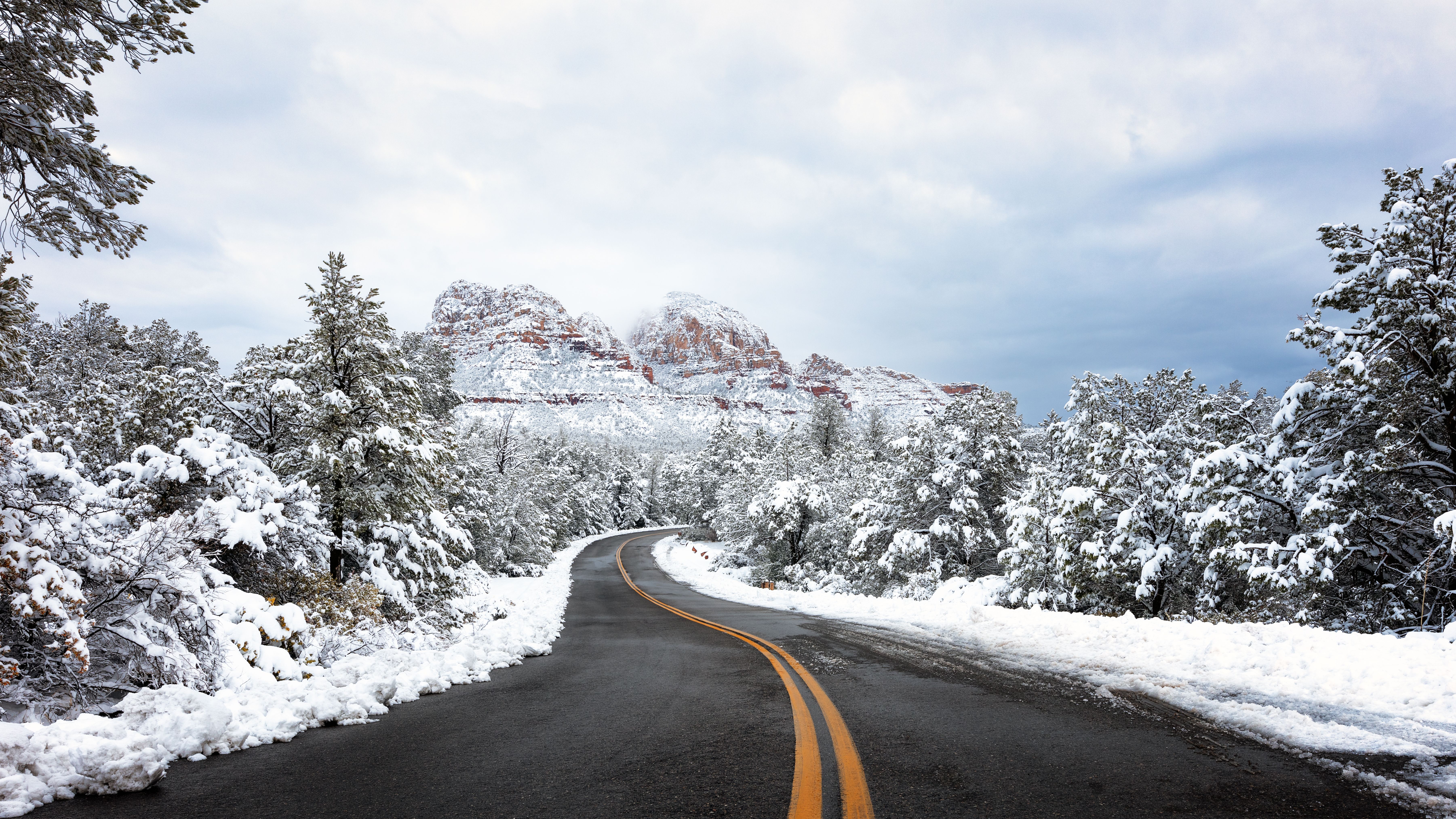 snowy arizona