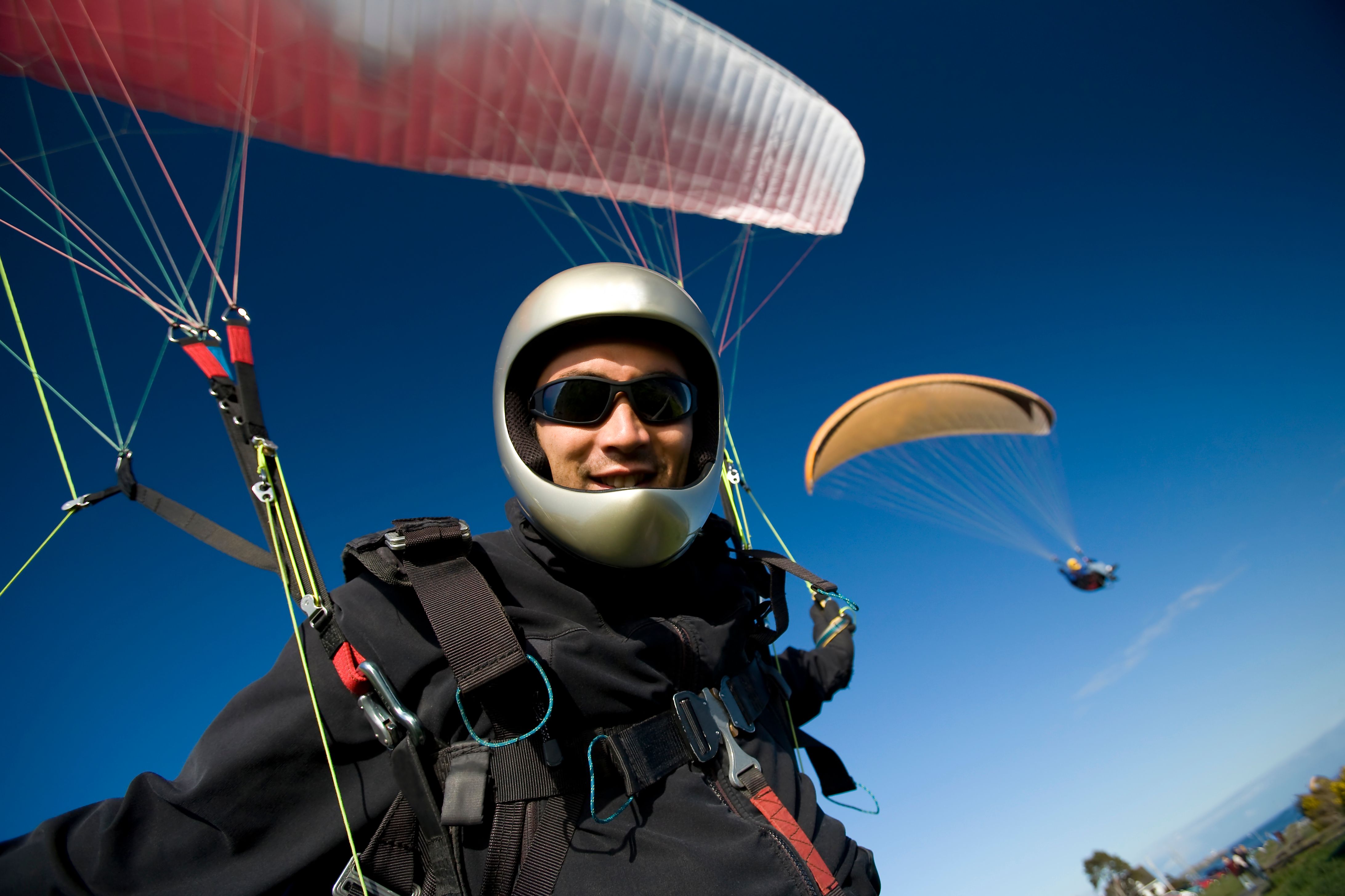 paragliding helmet