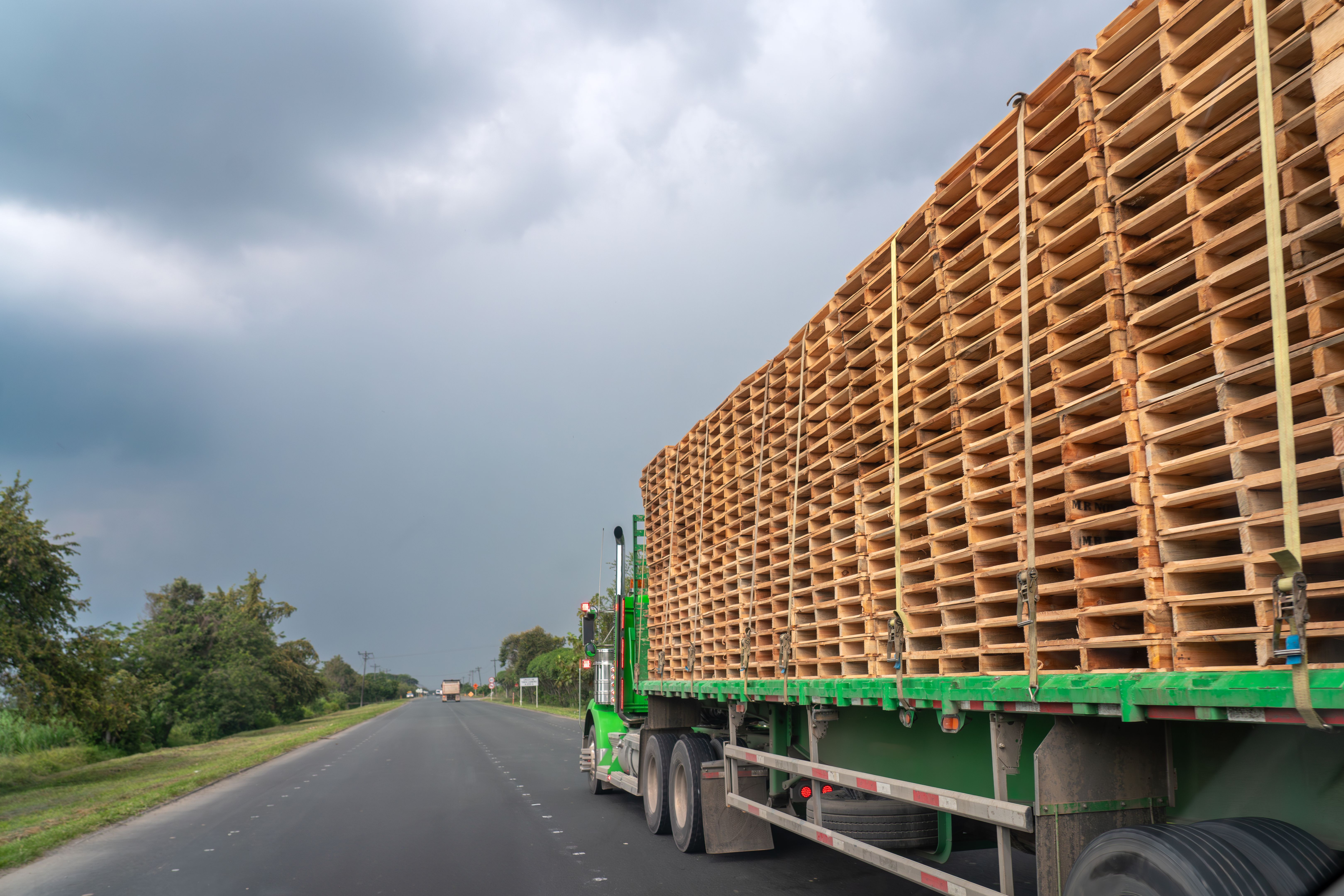 wooden pallet storage