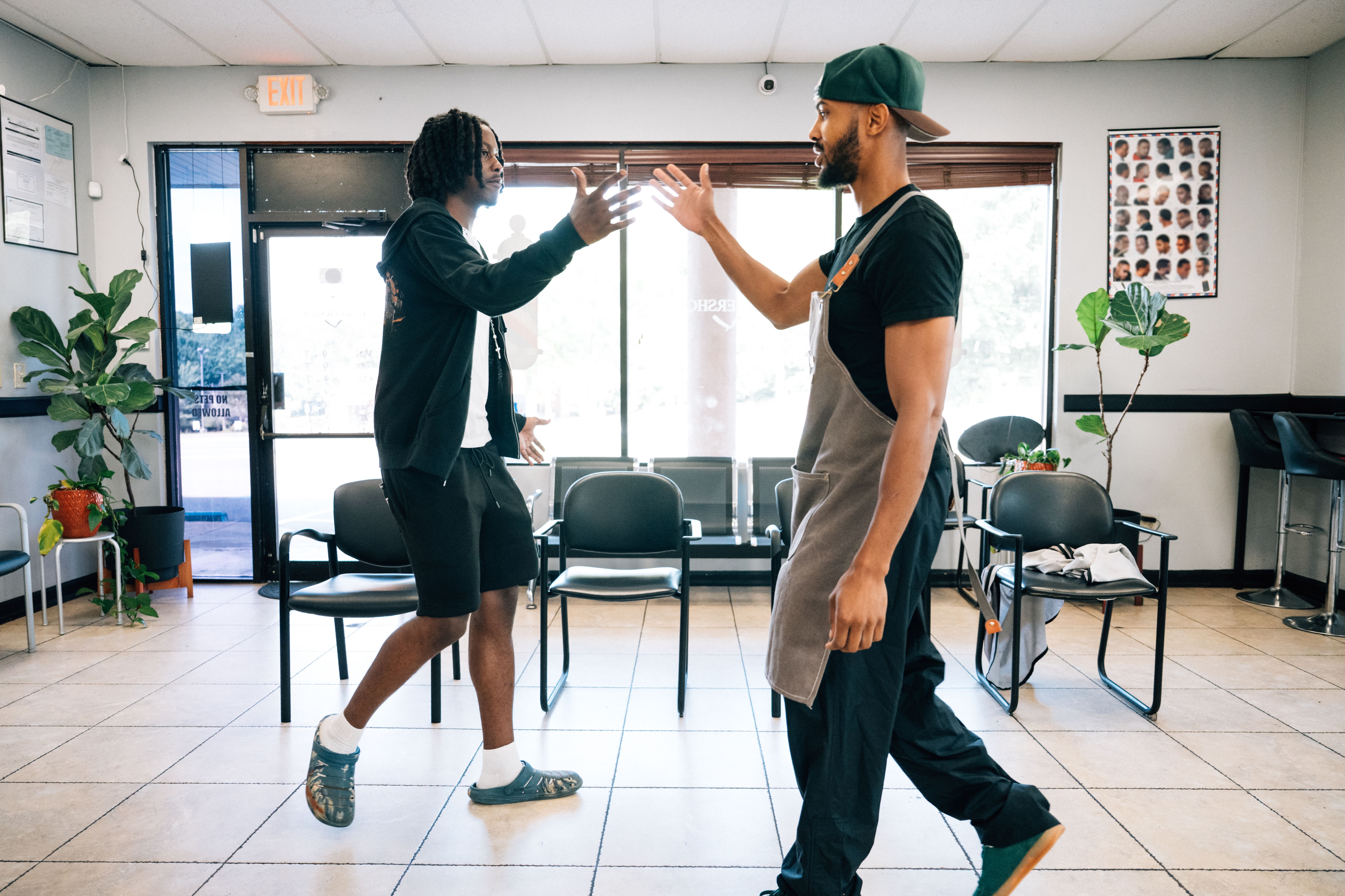 happy customer salon