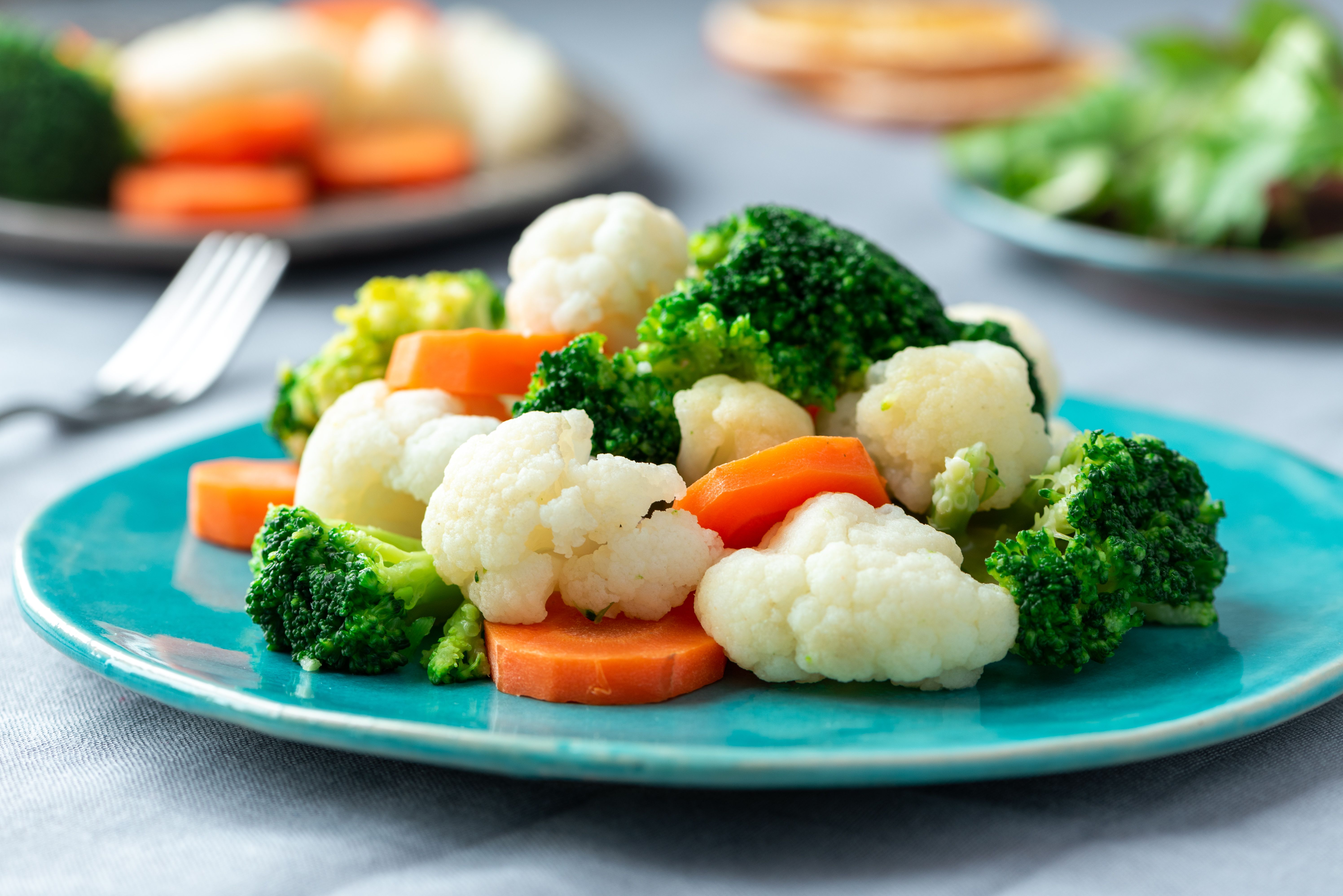 steamed vegetables