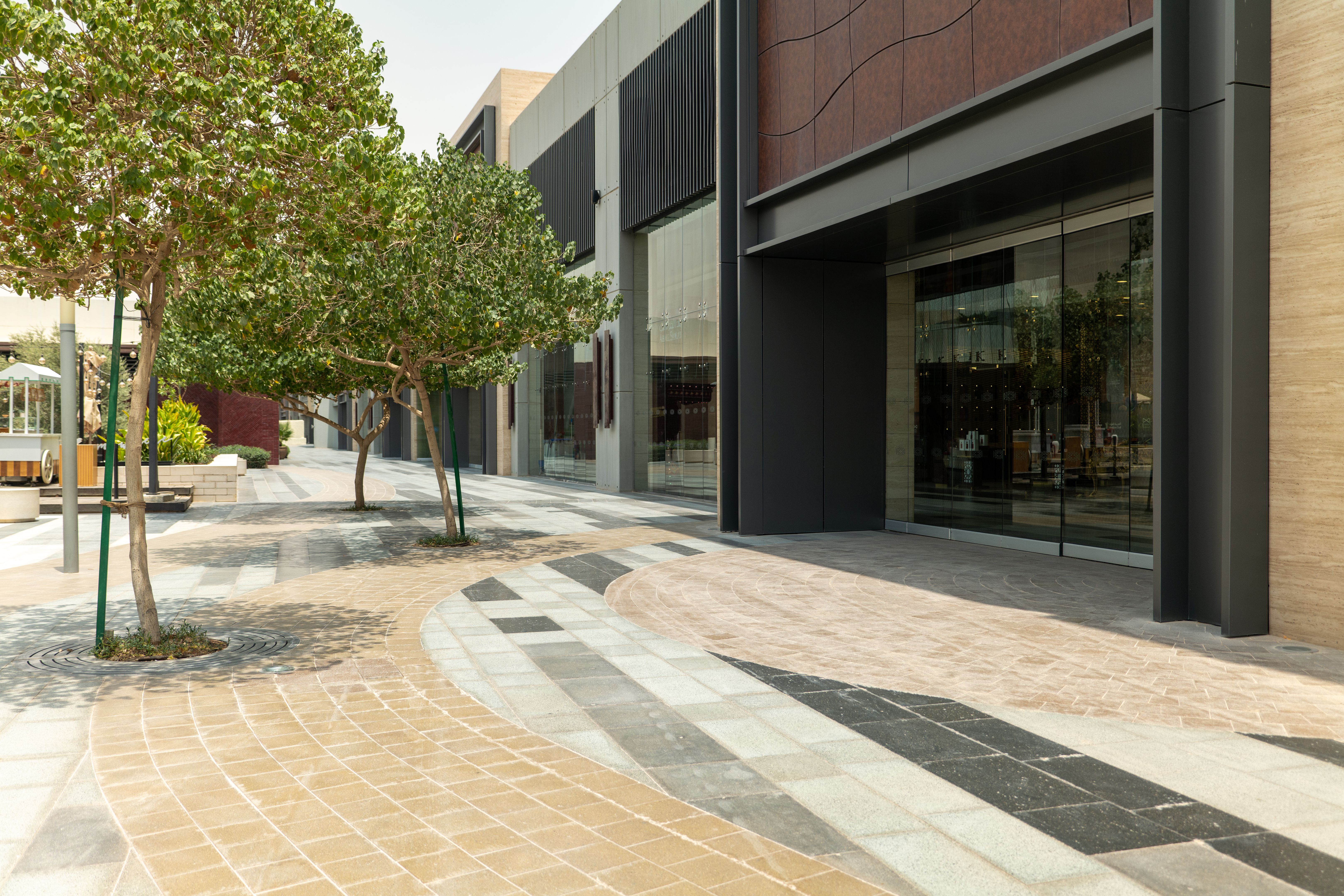 landscaping retail park