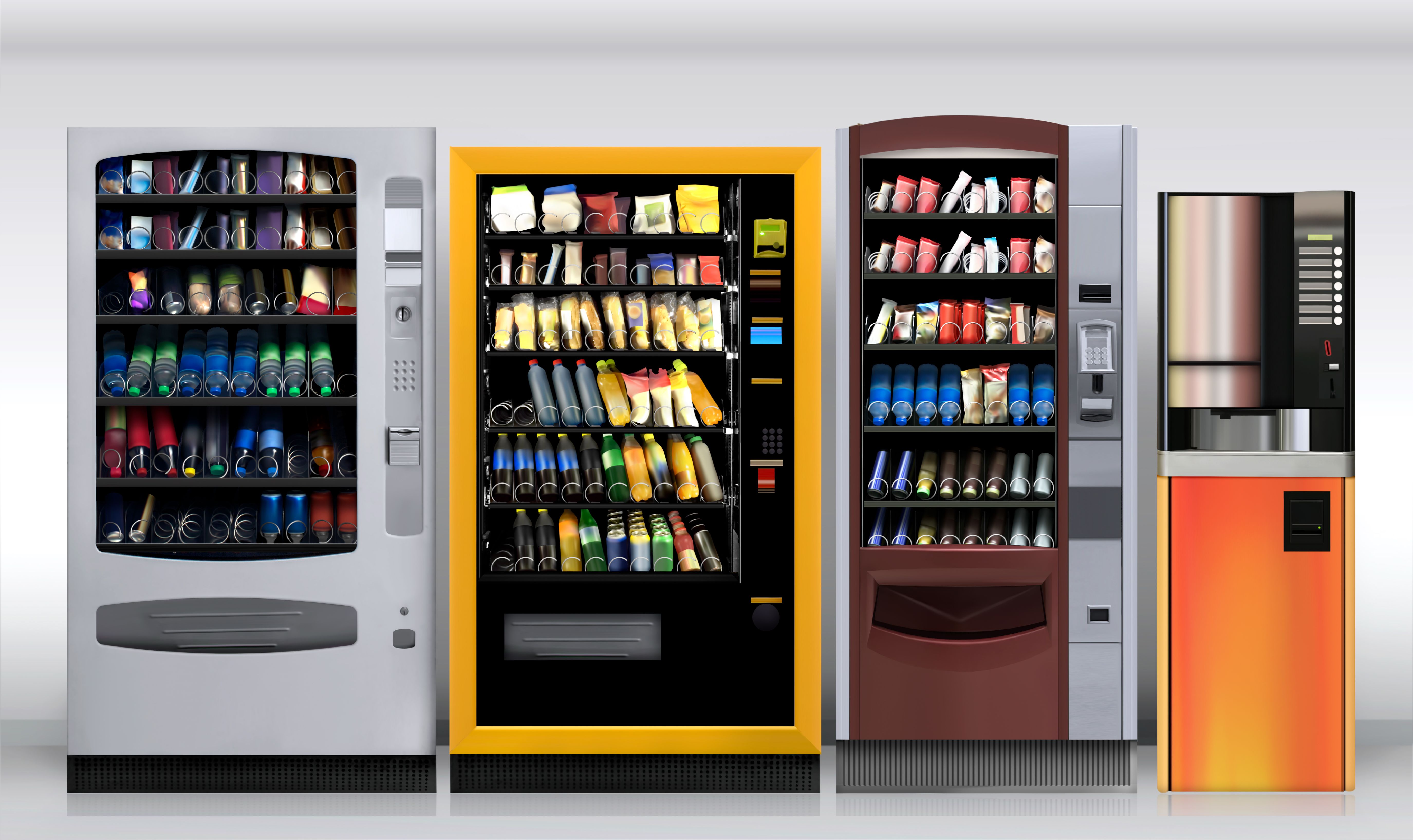 vending machine diverse products
