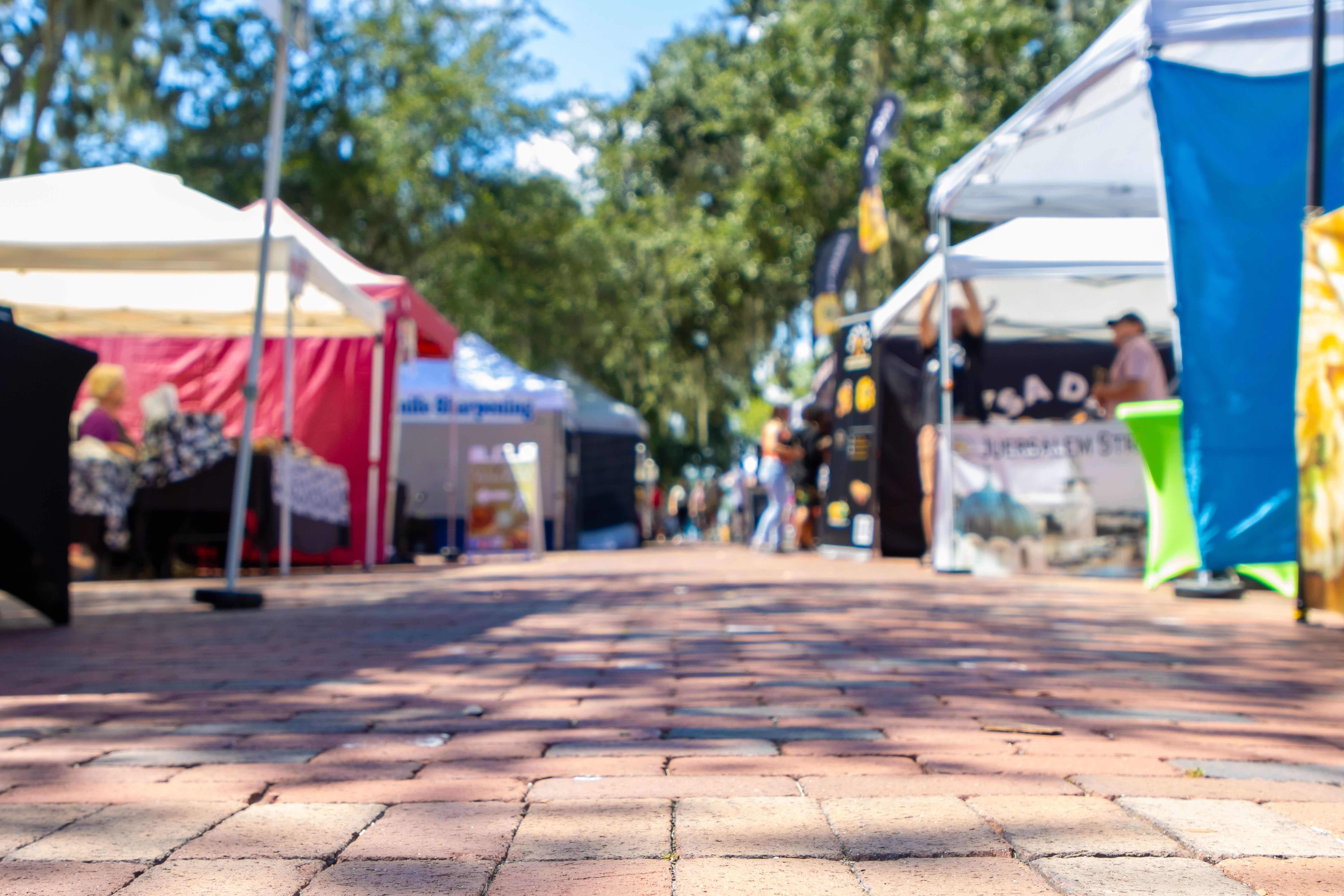 craft fair atmosphere