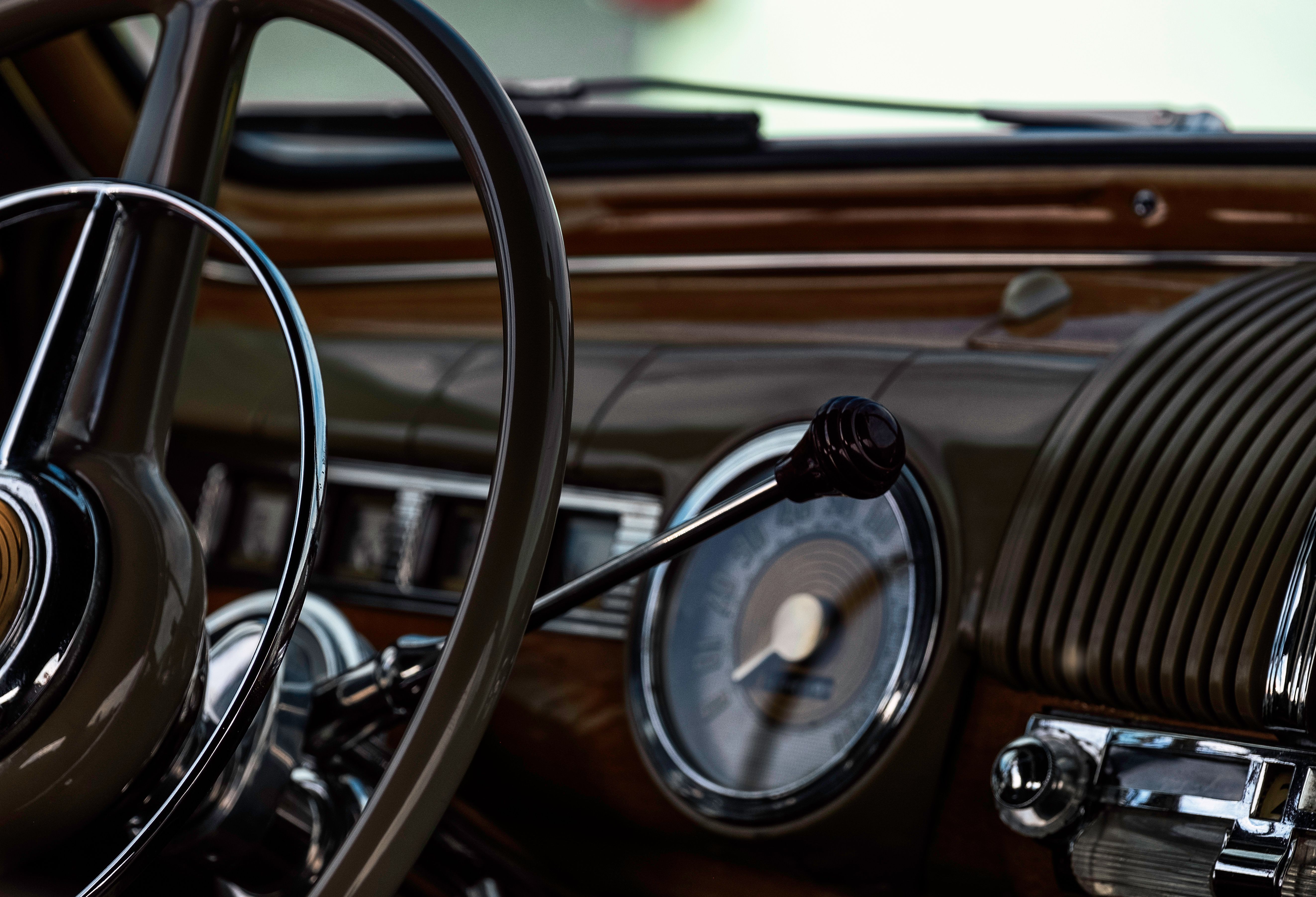 classic car interior