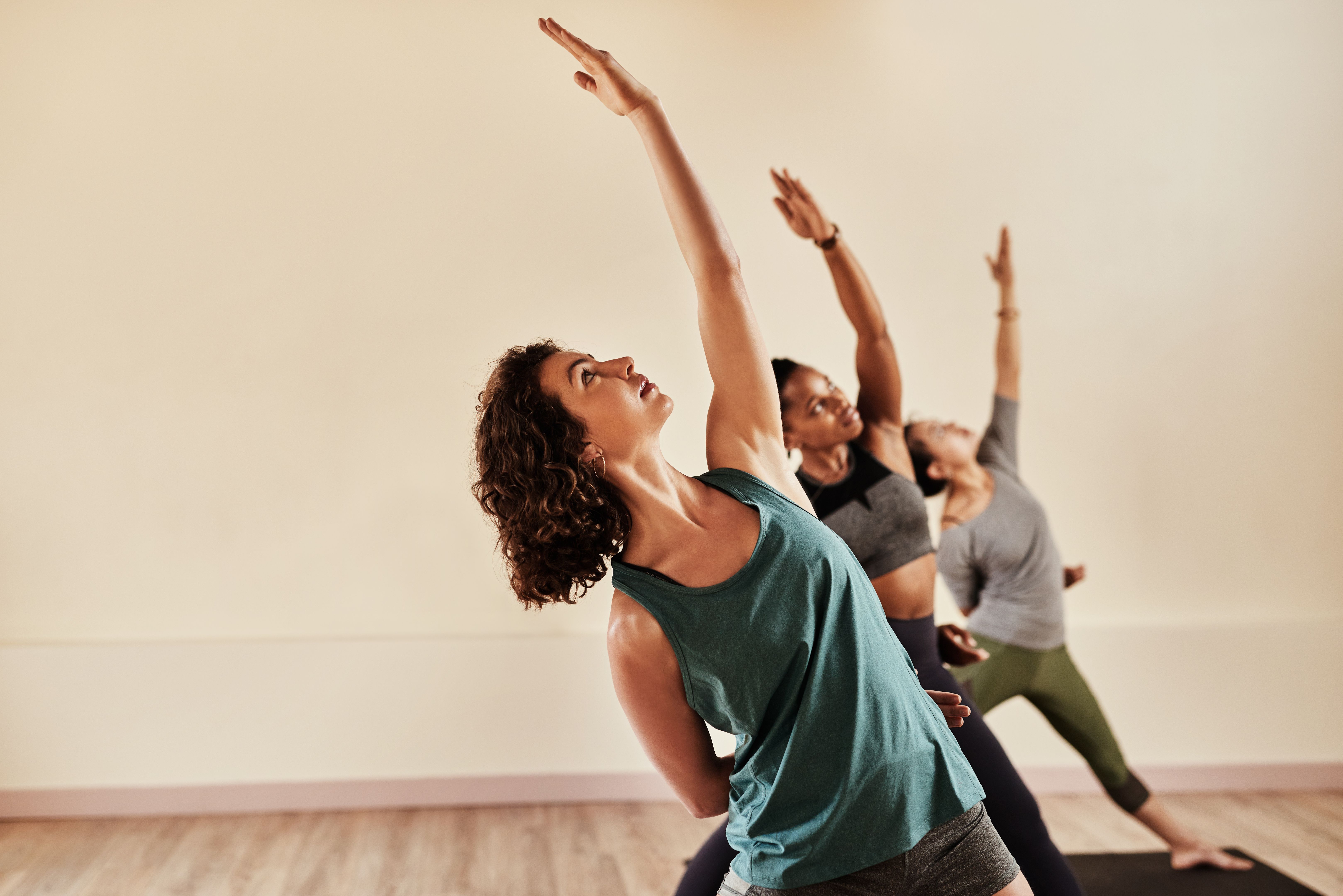 beginner yoga class