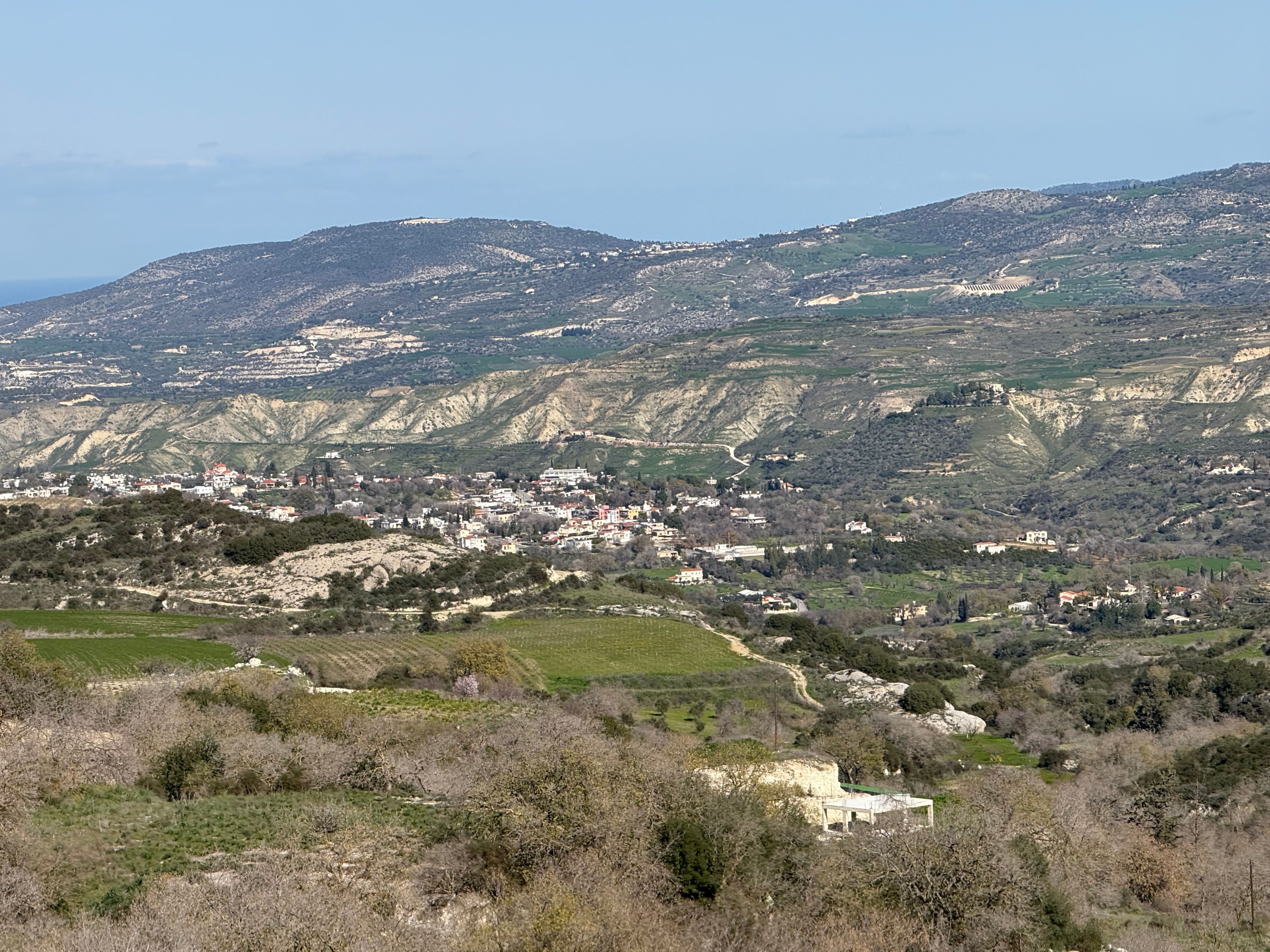 cyprus winter landscape
