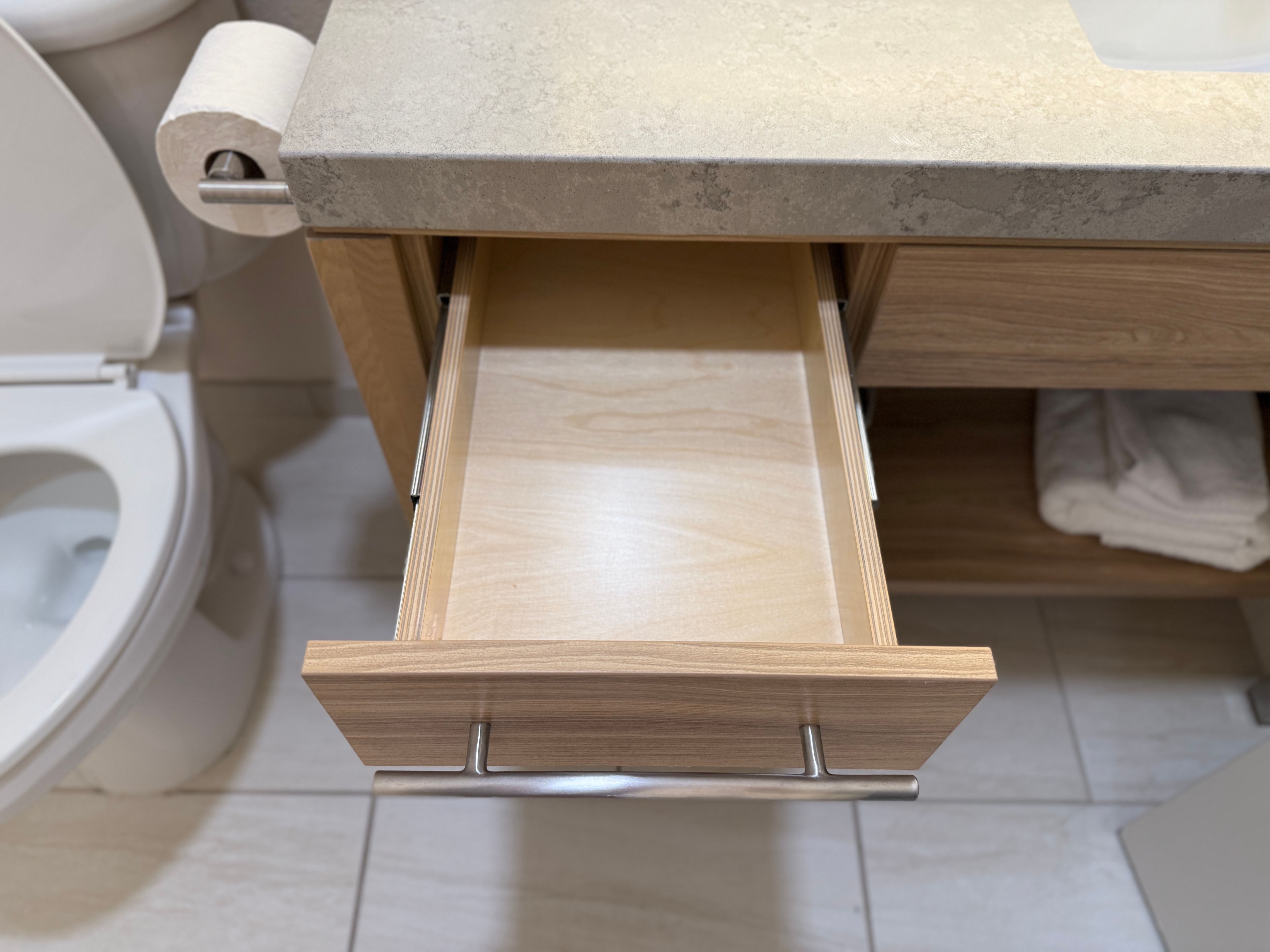 custom bathroom storage