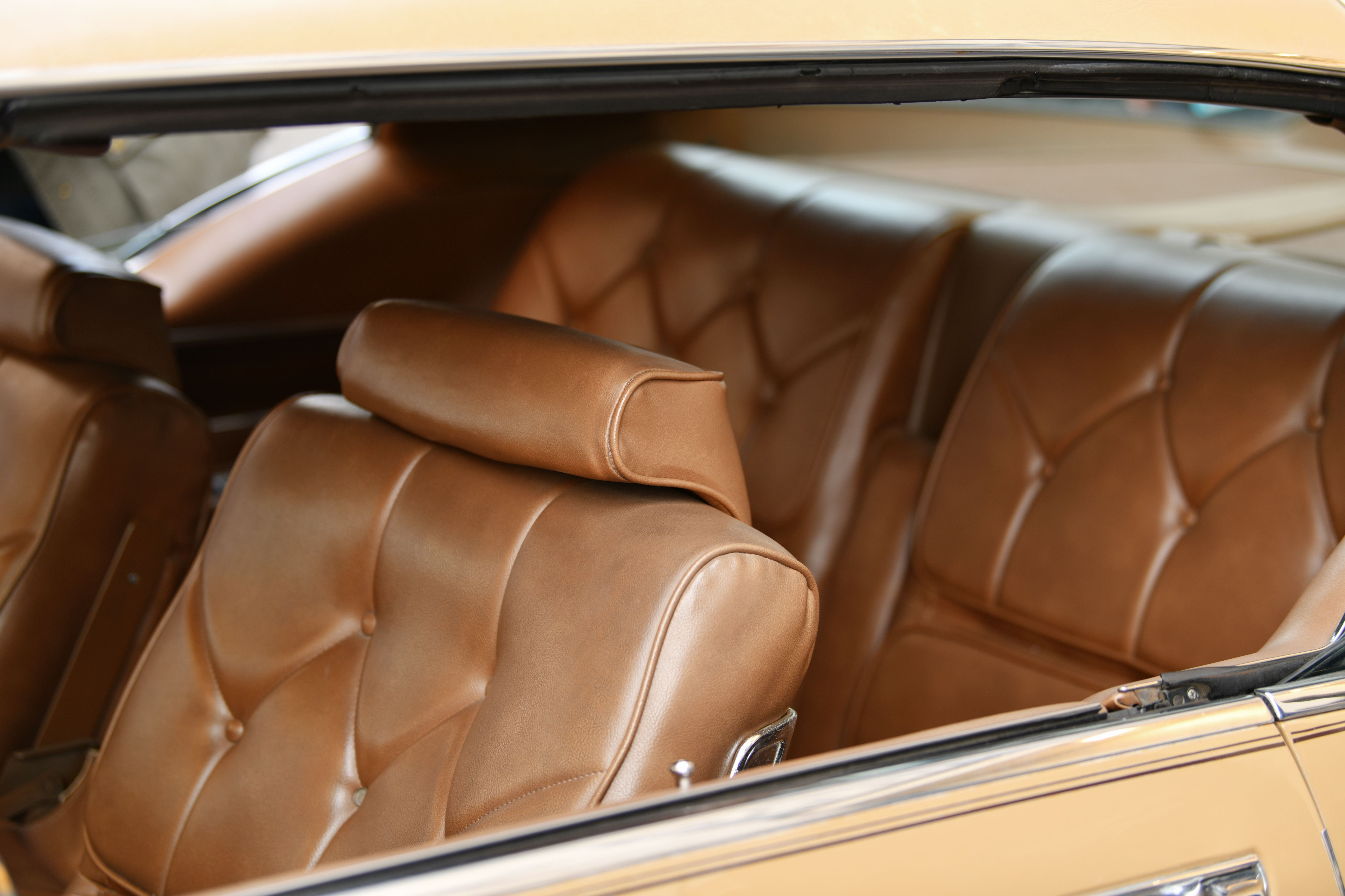 vintage car leather seats