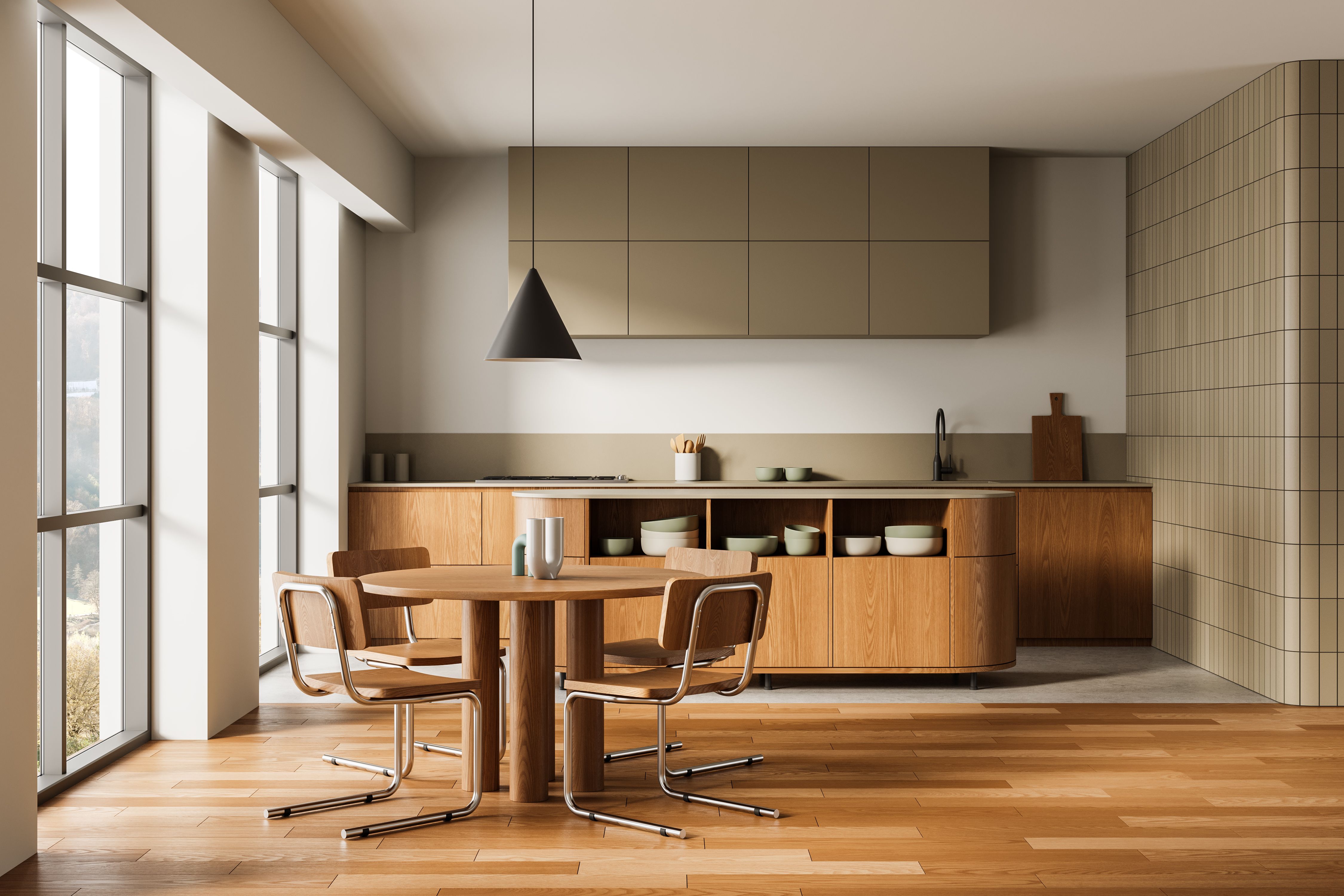 open concept kitchen