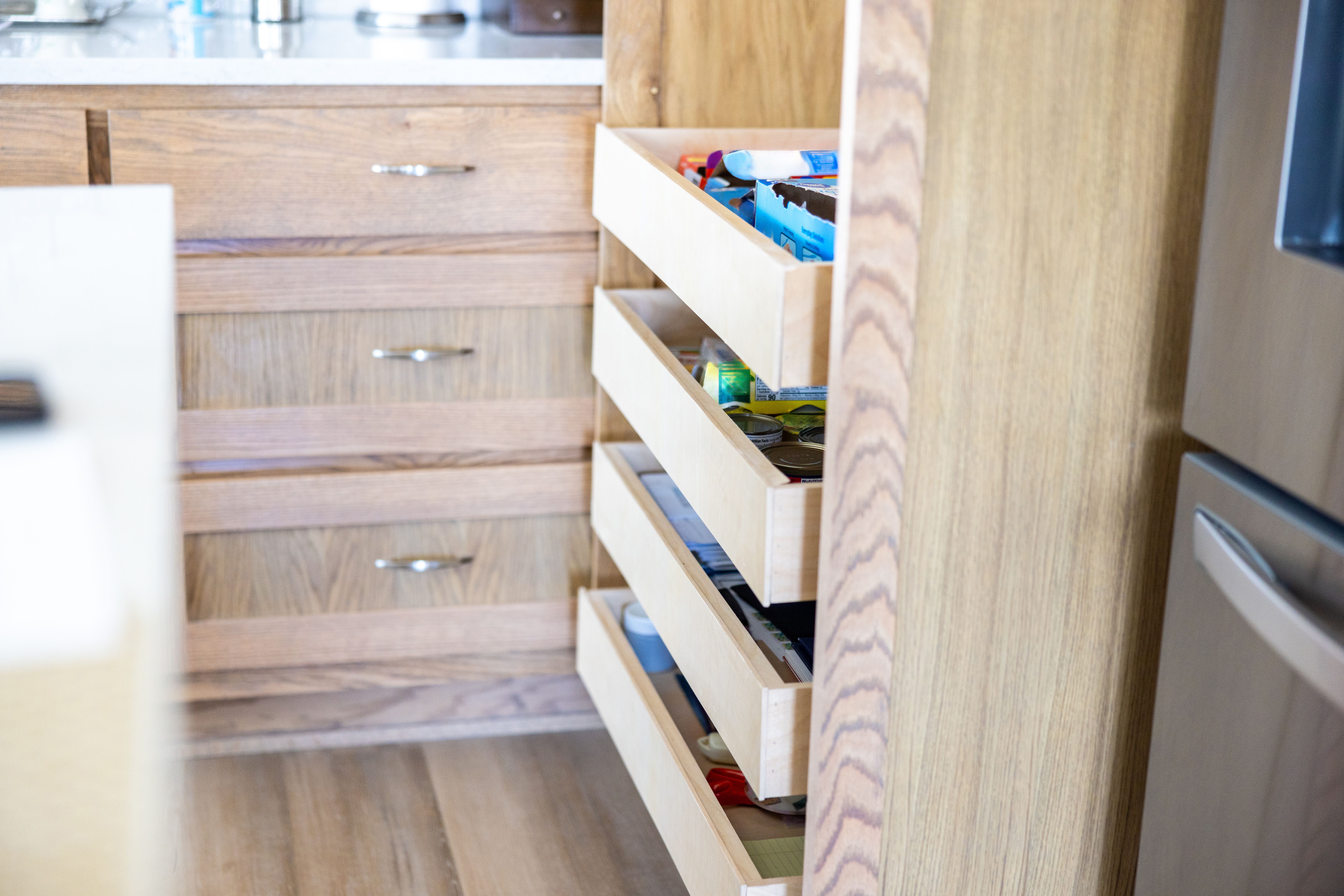 custom kitchen storage