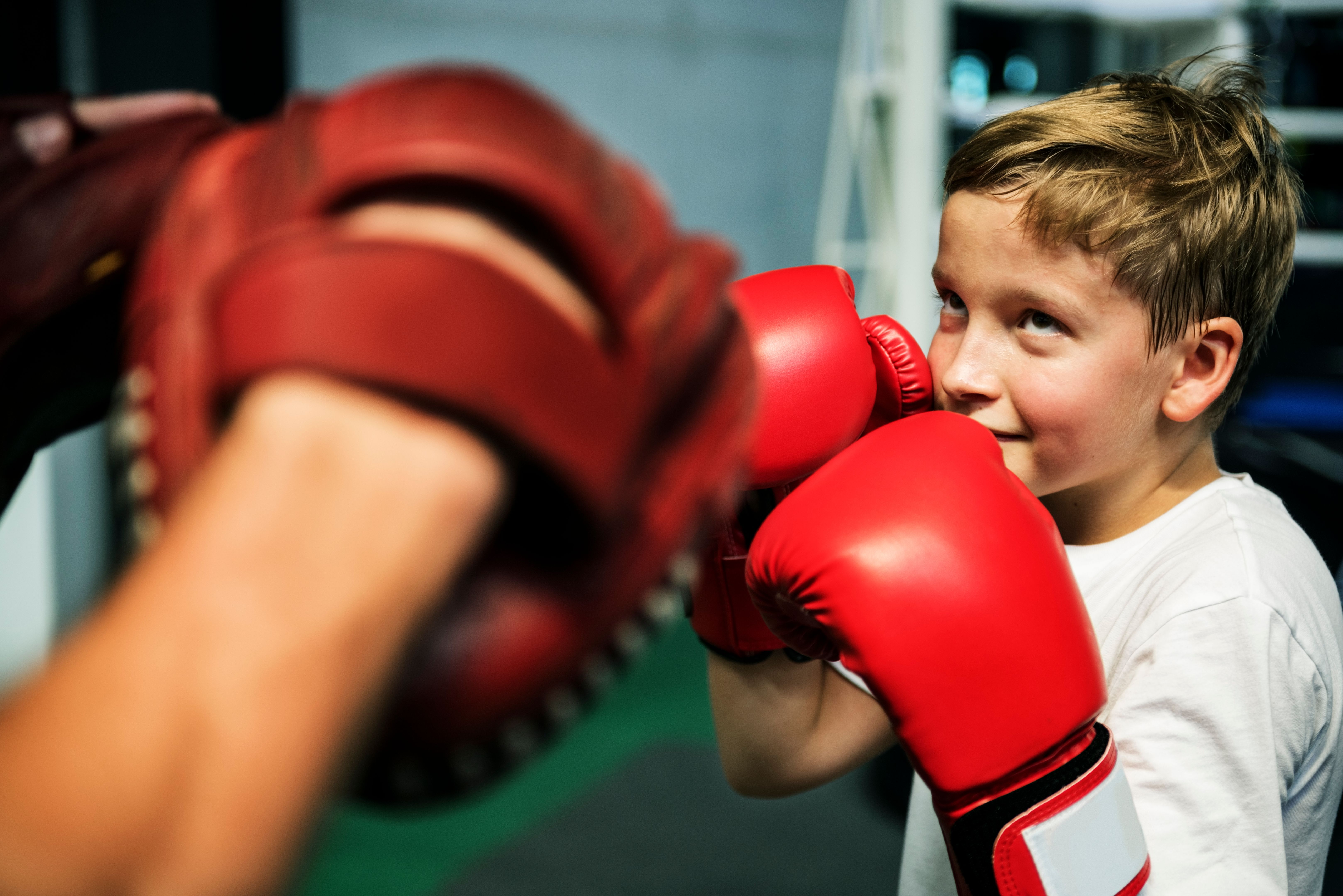 child boxing