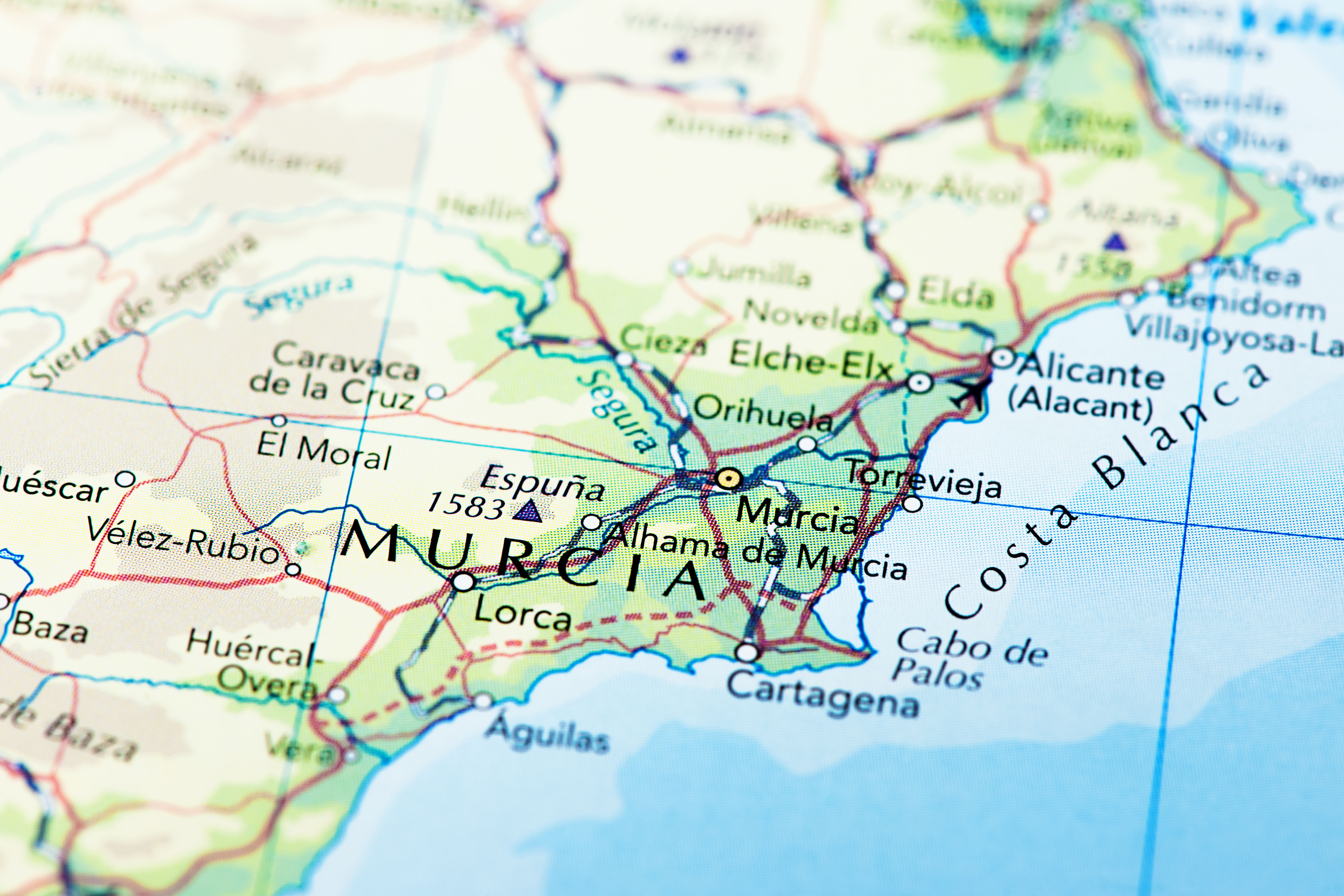 Murcia map