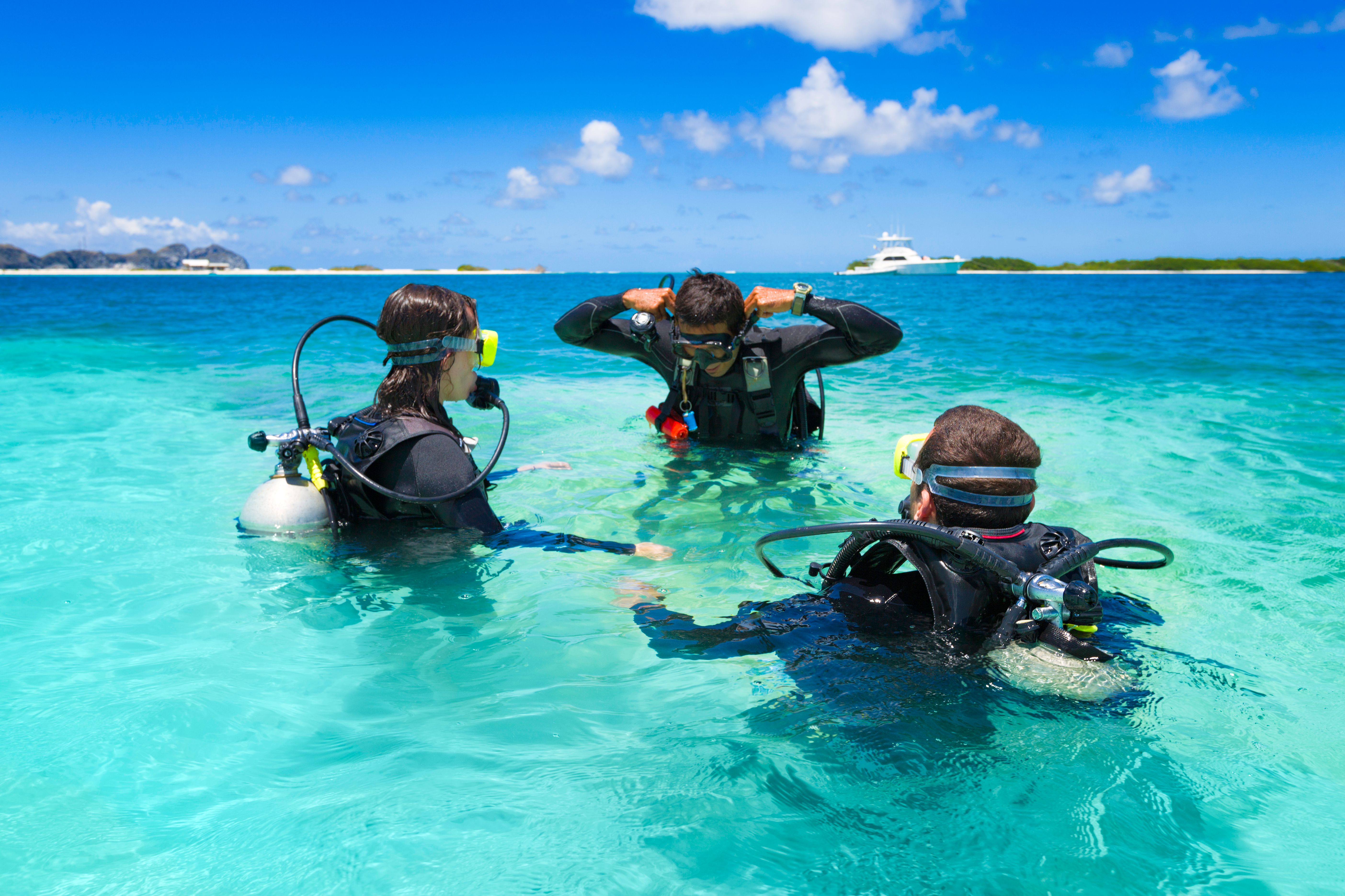 scuba diving class