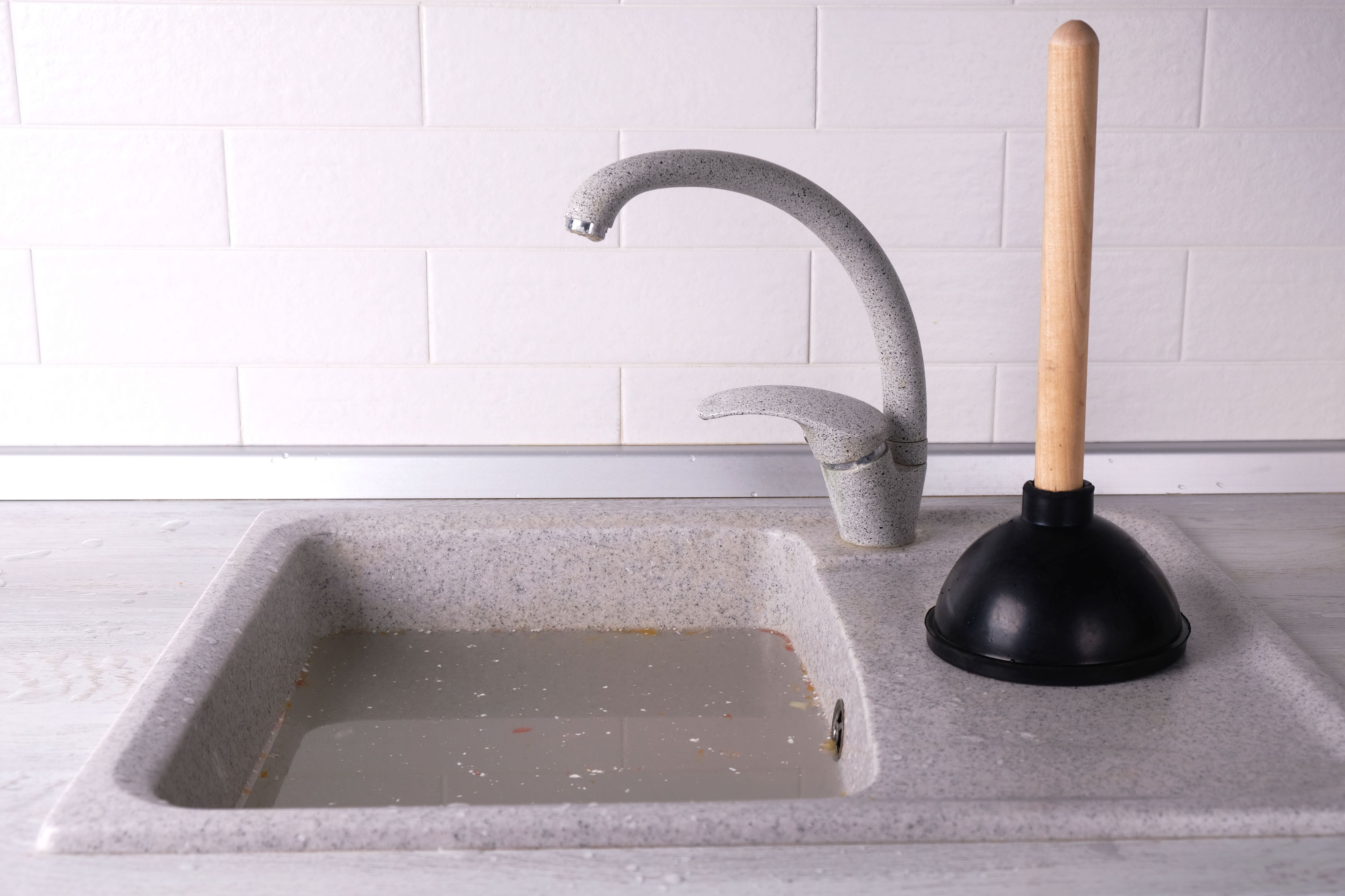 using plunger sink
